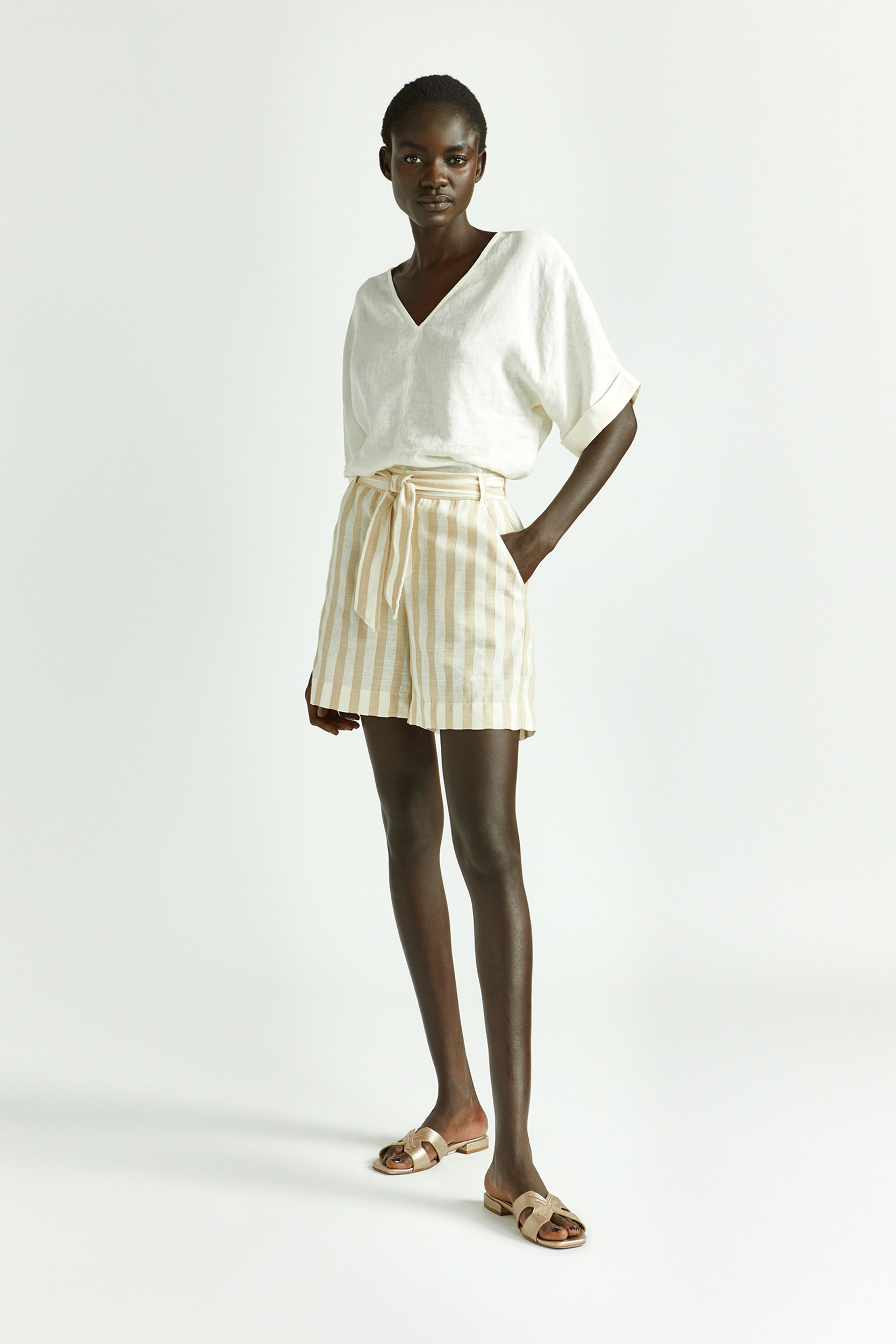 Blouse in zomers linnen