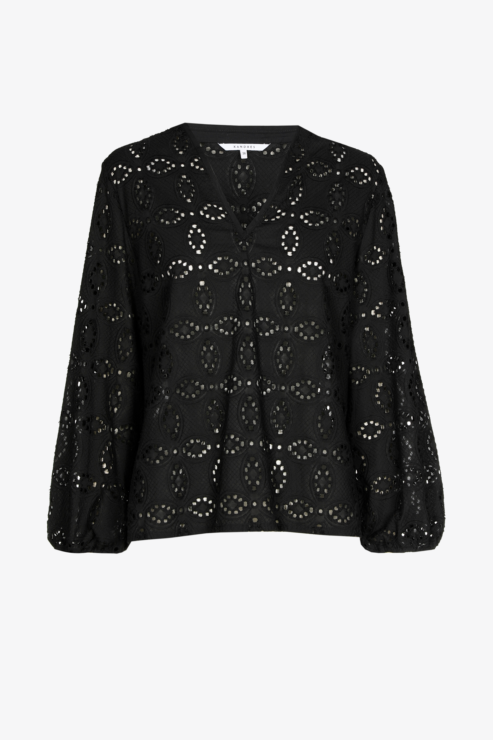 Blouse avec broderie anglaise