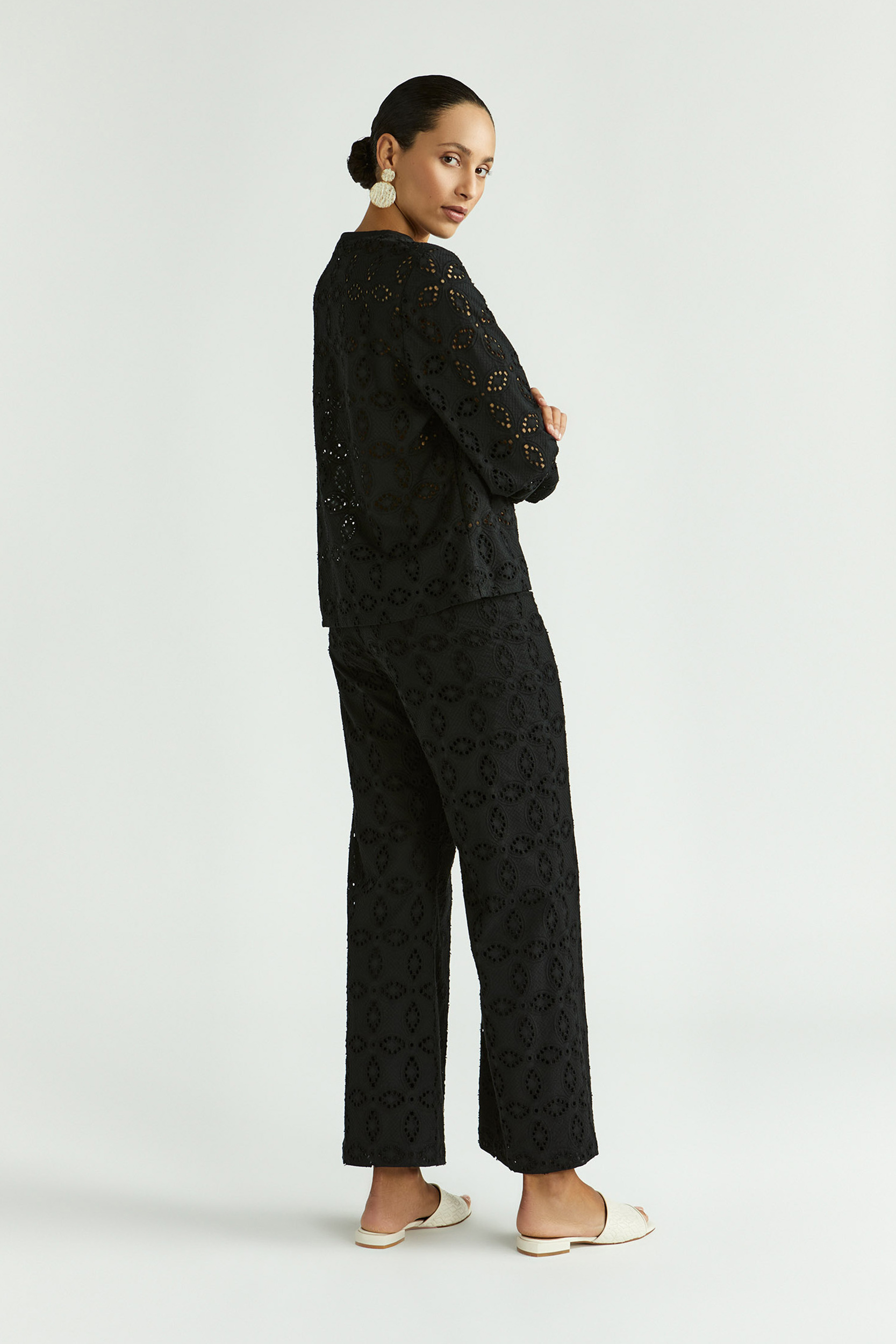 Blouse avec broderie anglaise