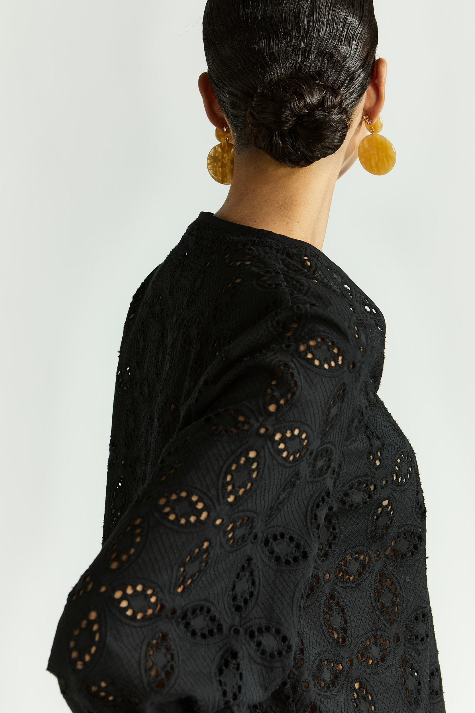 Blouse avec broderie anglaise