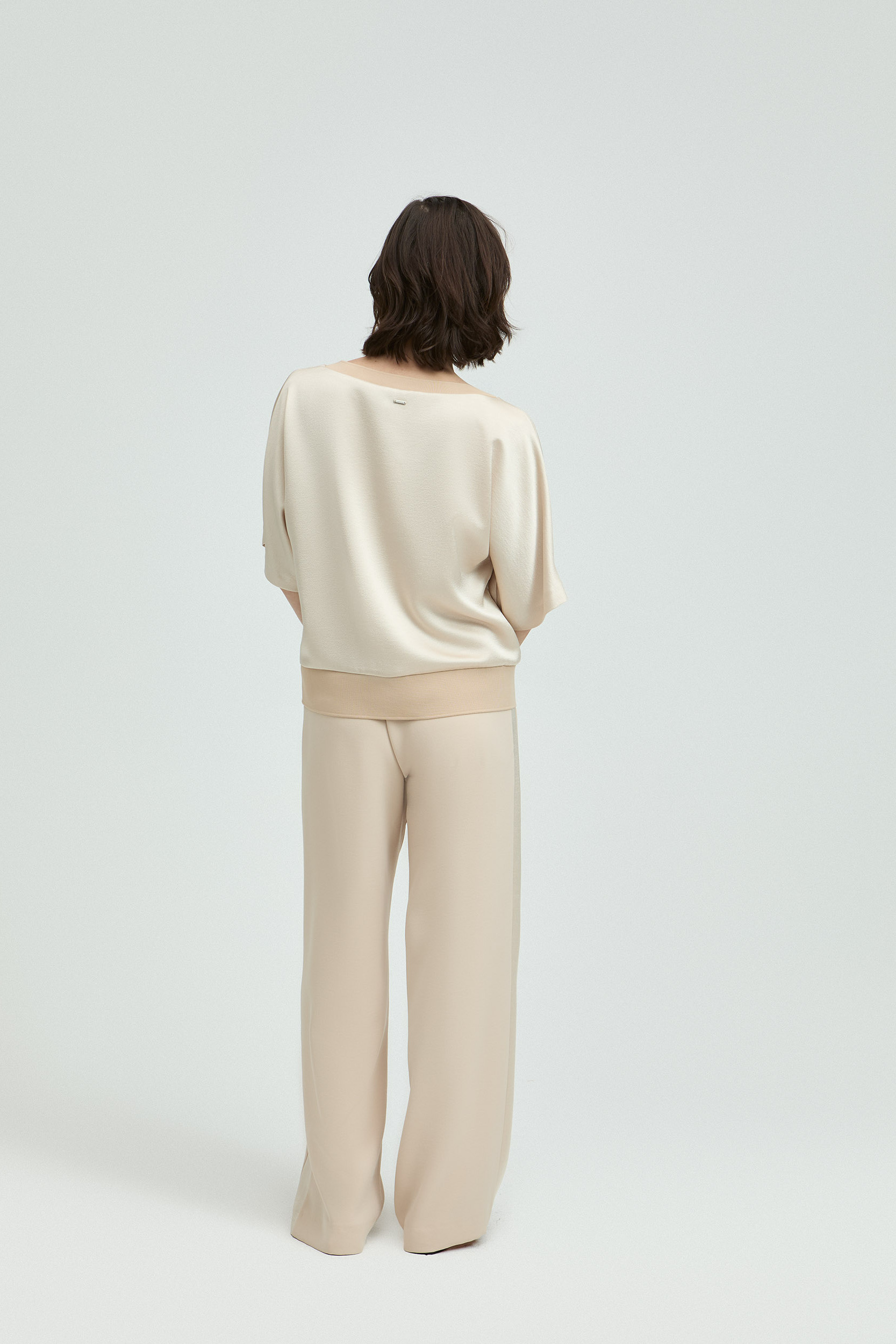 Blouse met korte mouwen
