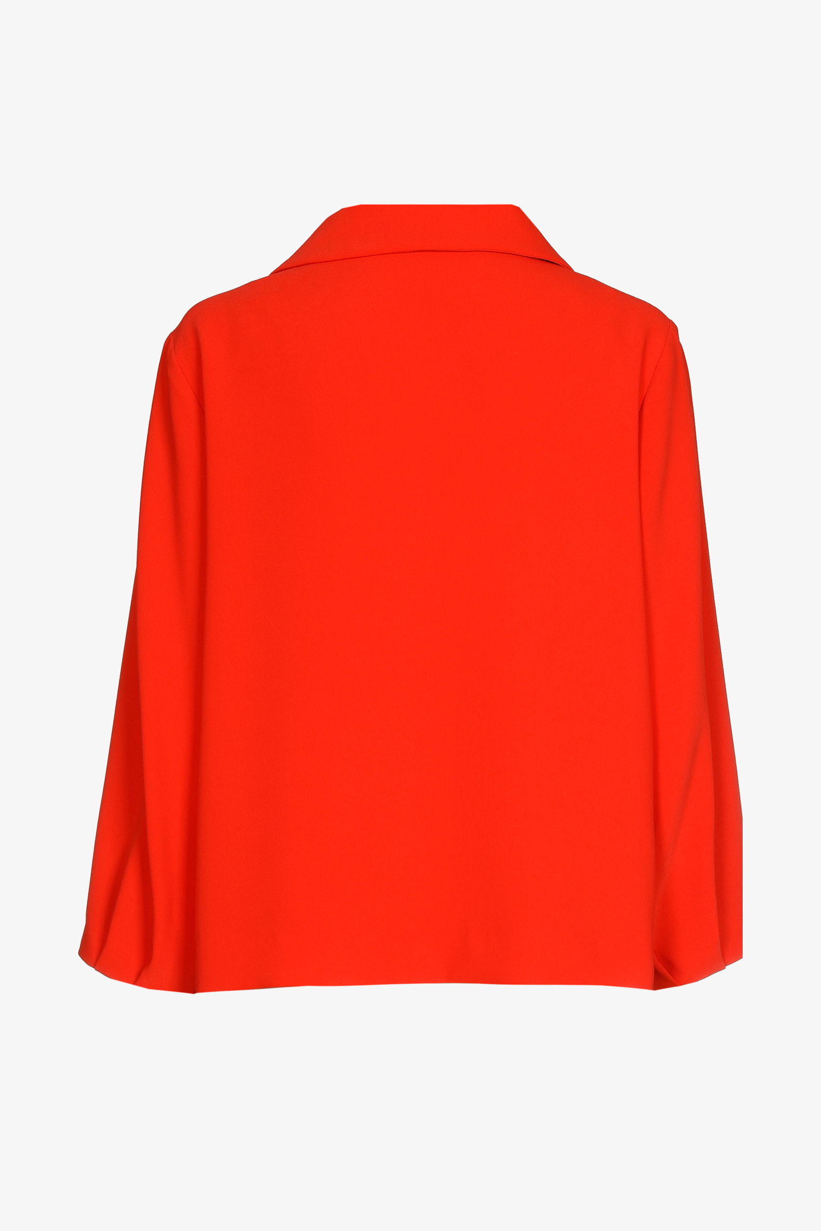 Blouse met asymmetrische kraag