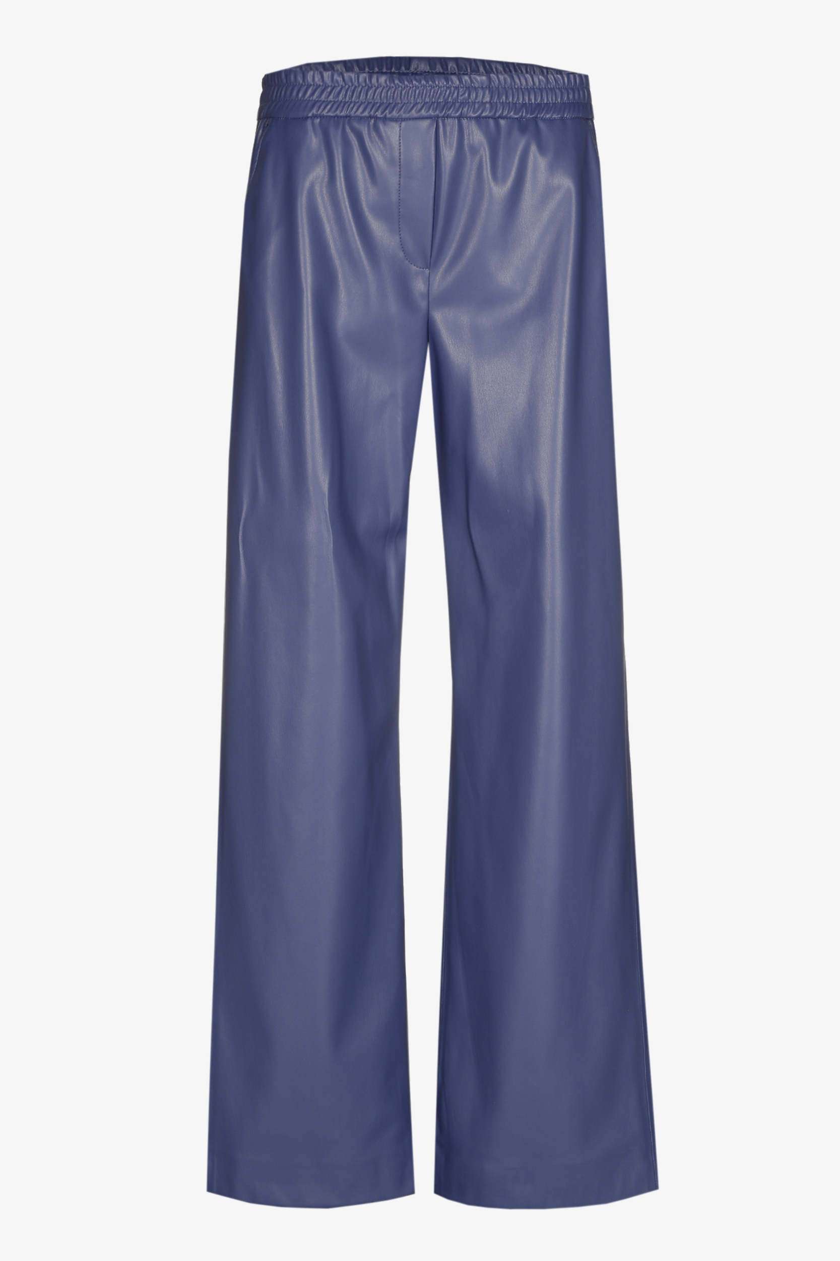 Soepele broek uit faux leather