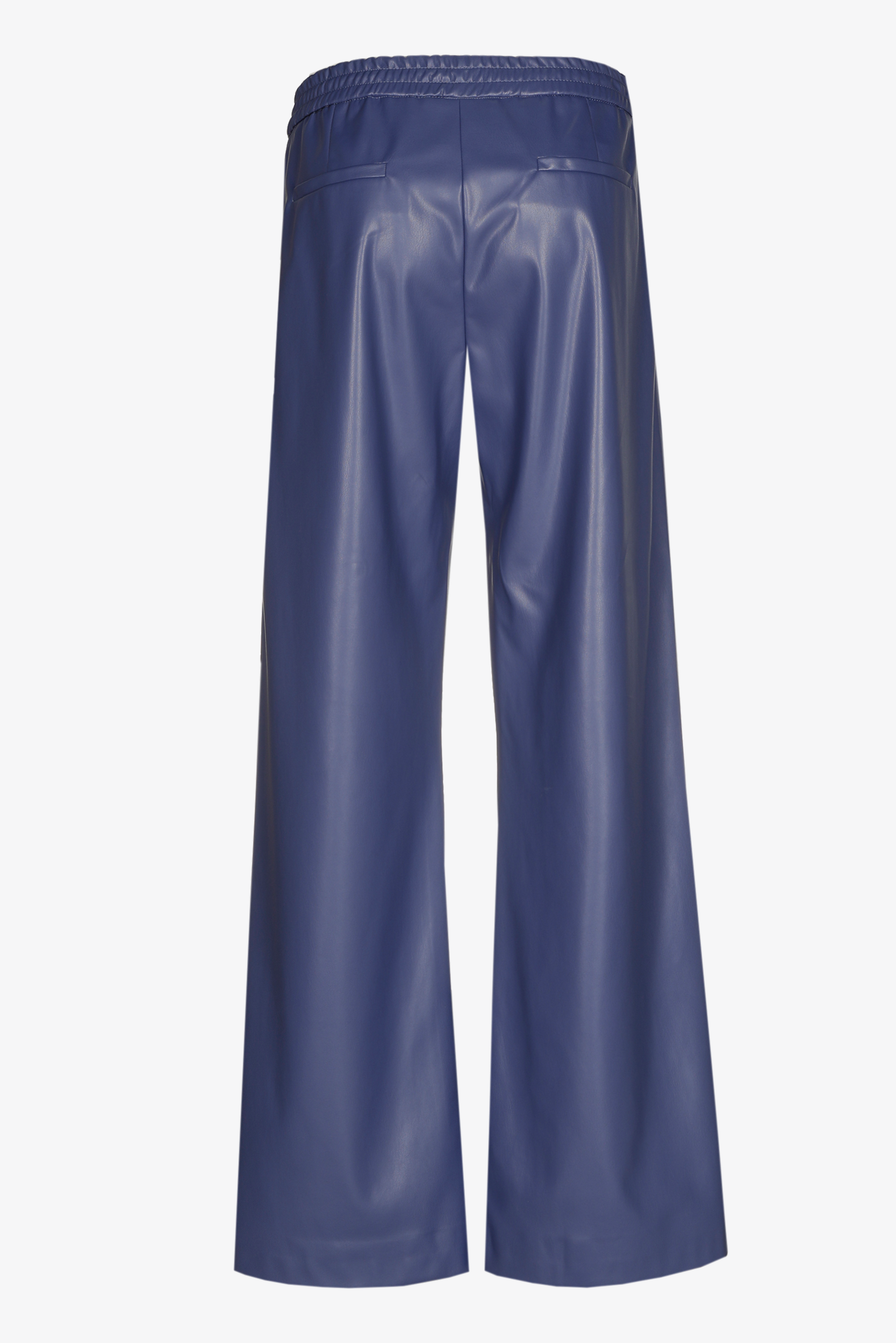 Soepele broek uit faux leather