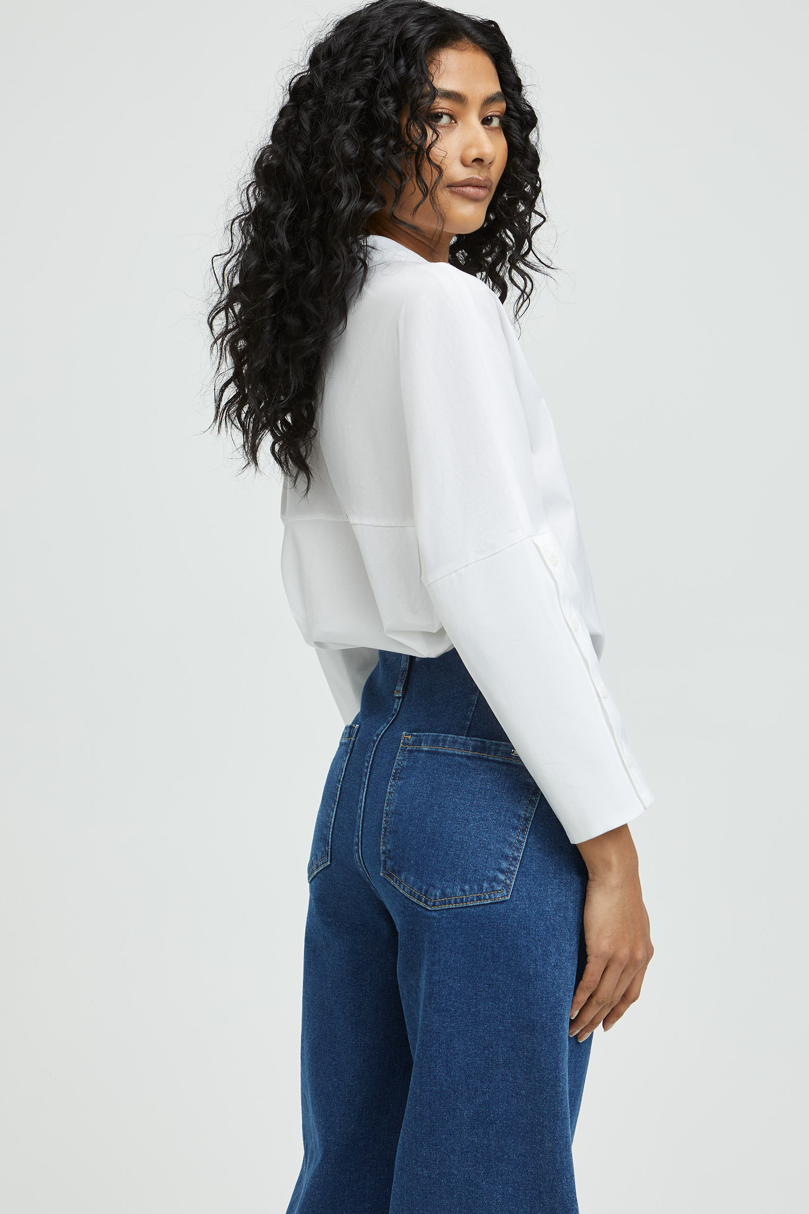 Lange hemdblouse