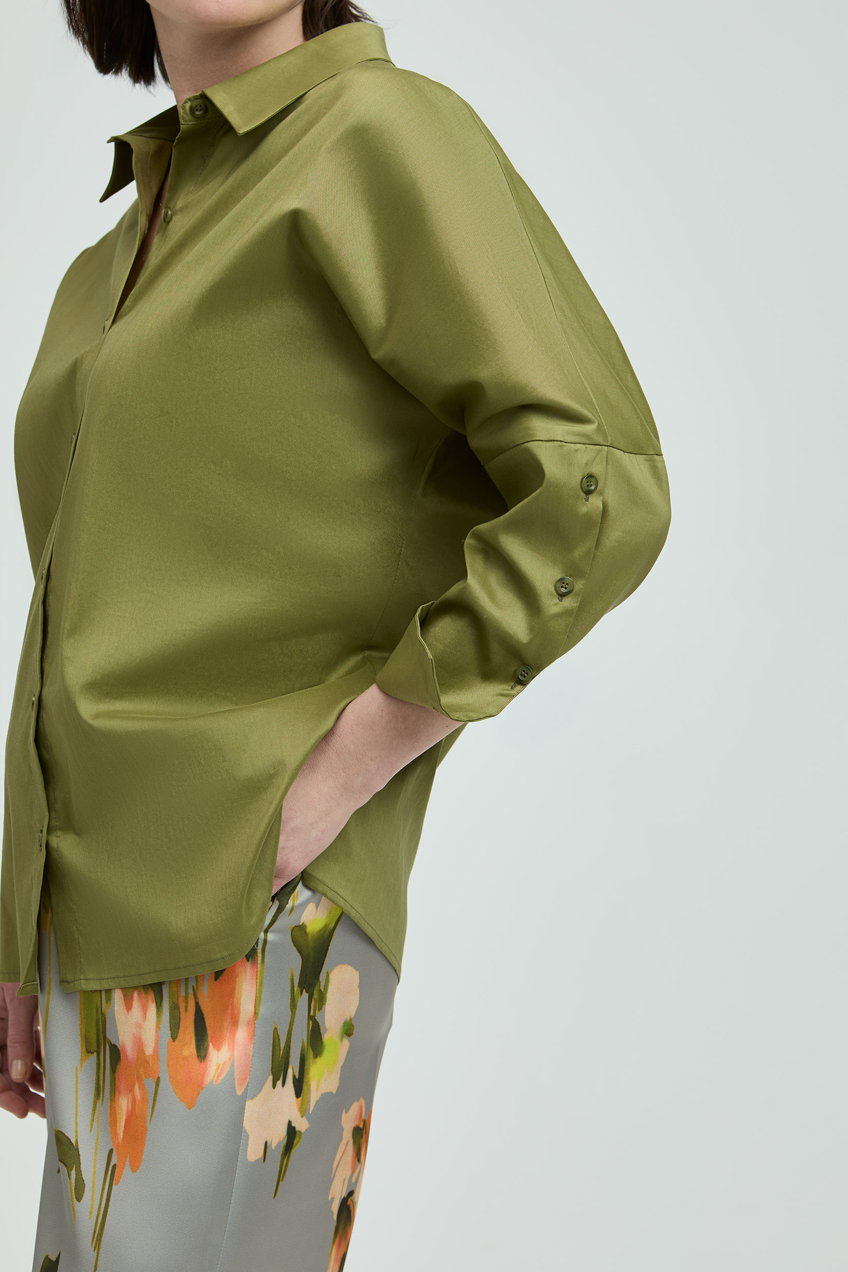 Lange hemdblouse