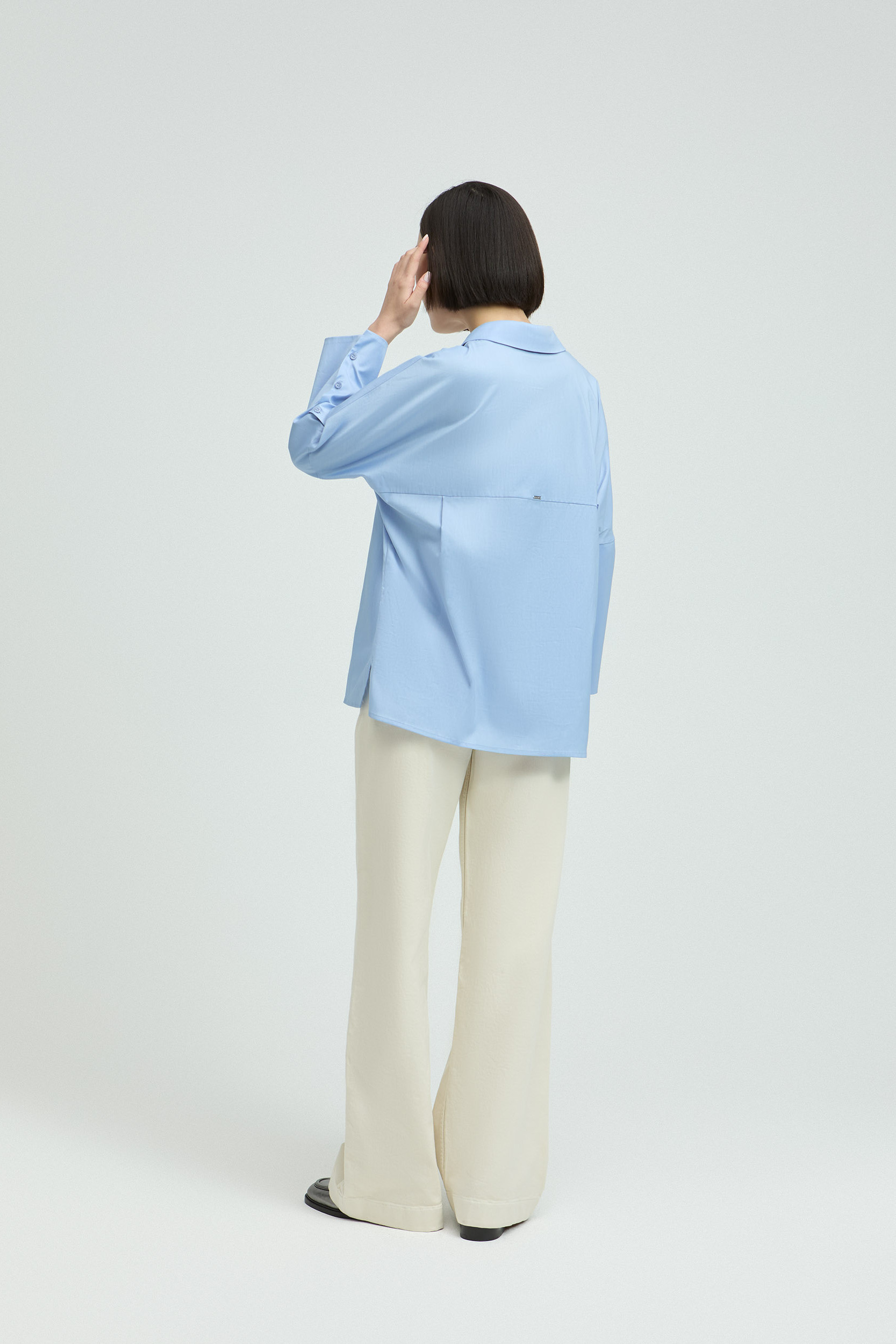 Lange hemdblouse