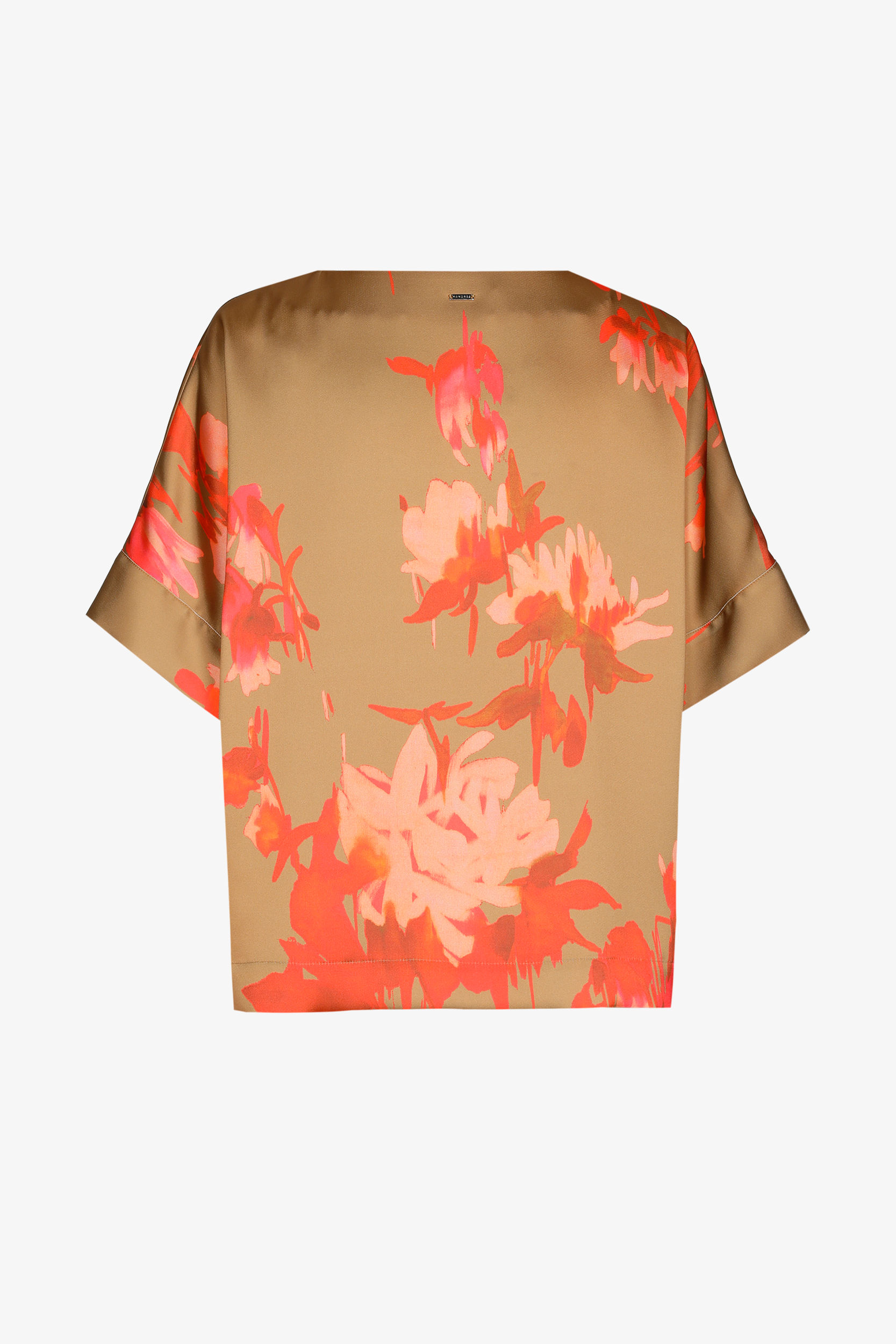 Blouse met aquarel print