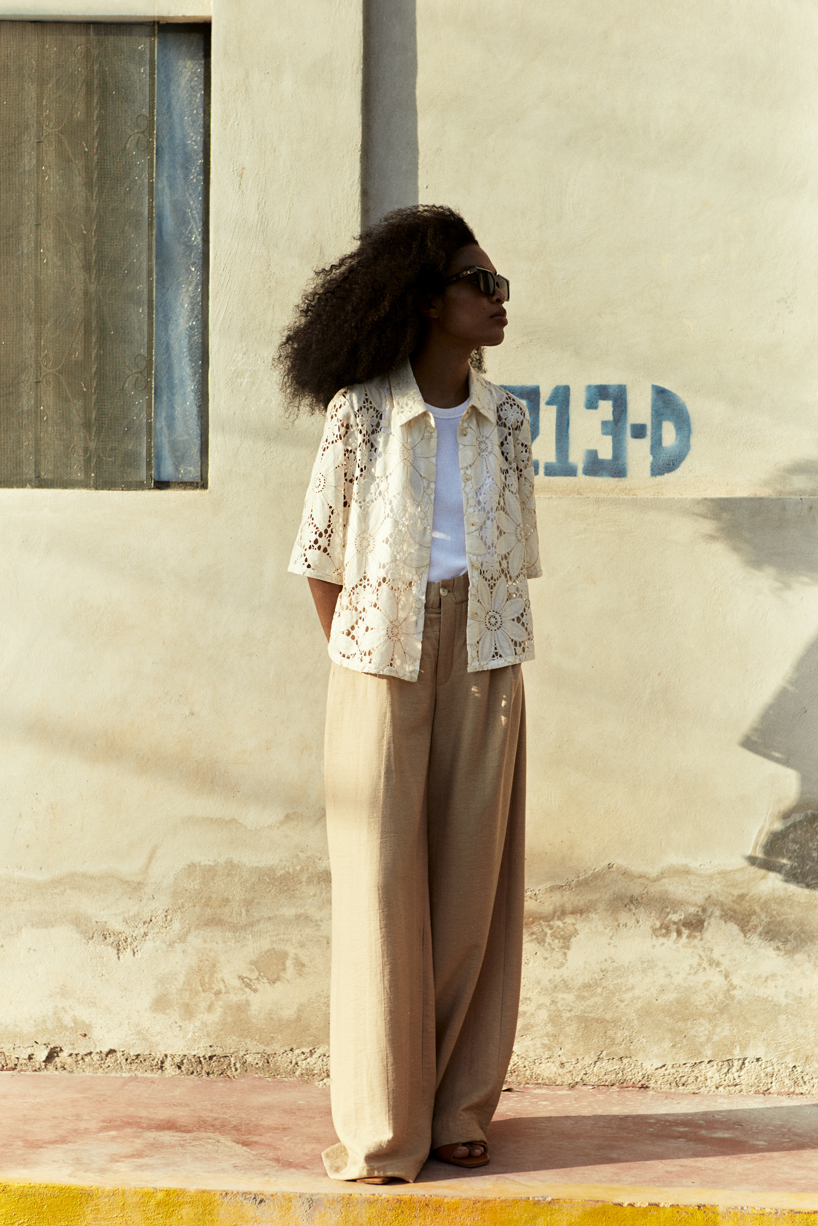 Blouse en broderie anglaise