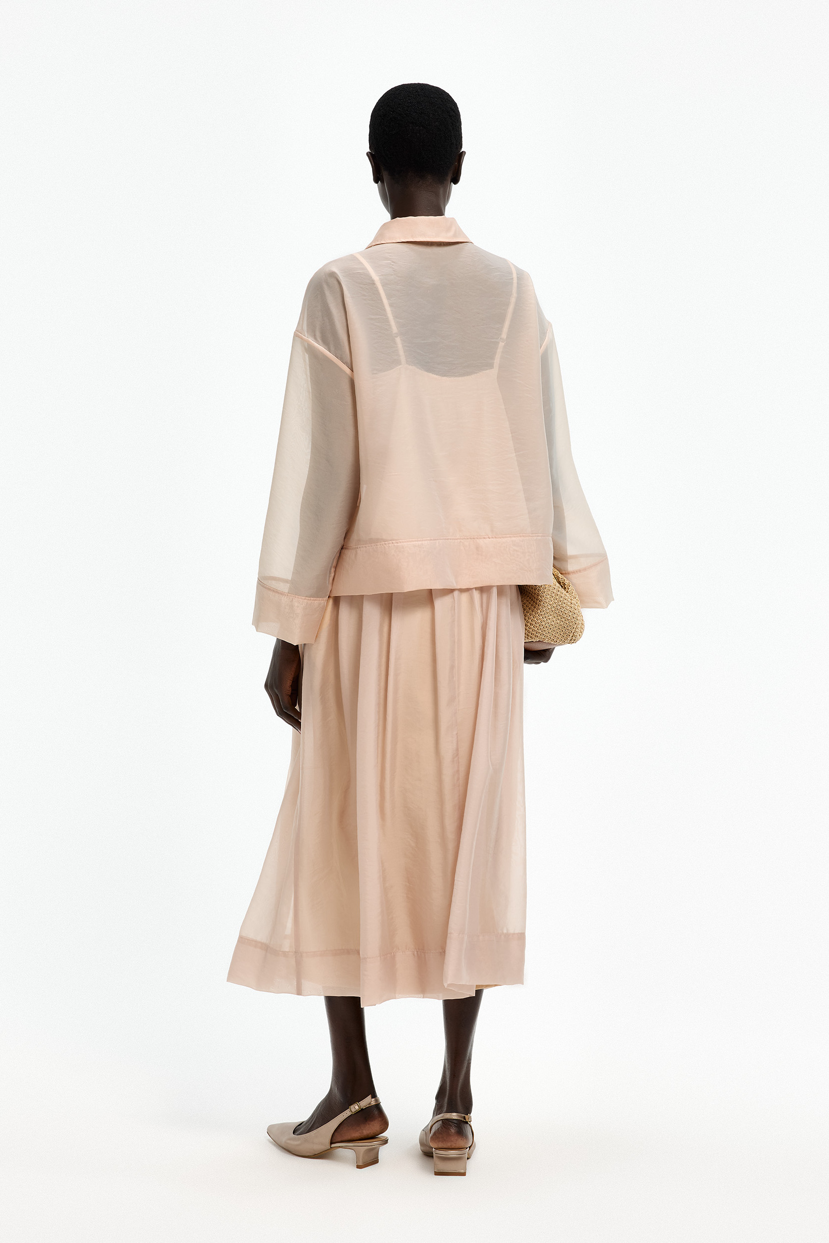 Feestelijke organza rok 