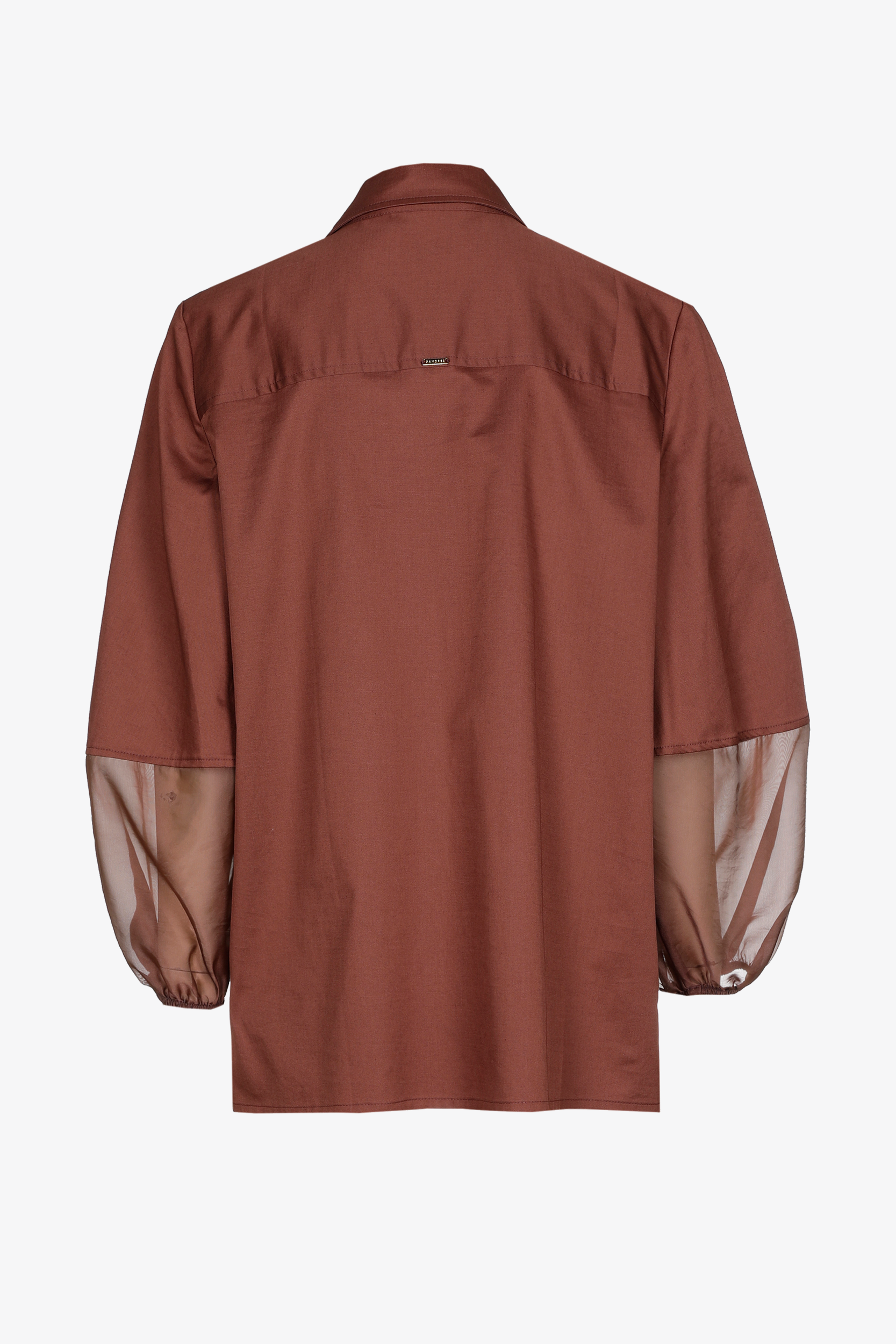 Blouse à manches en organza