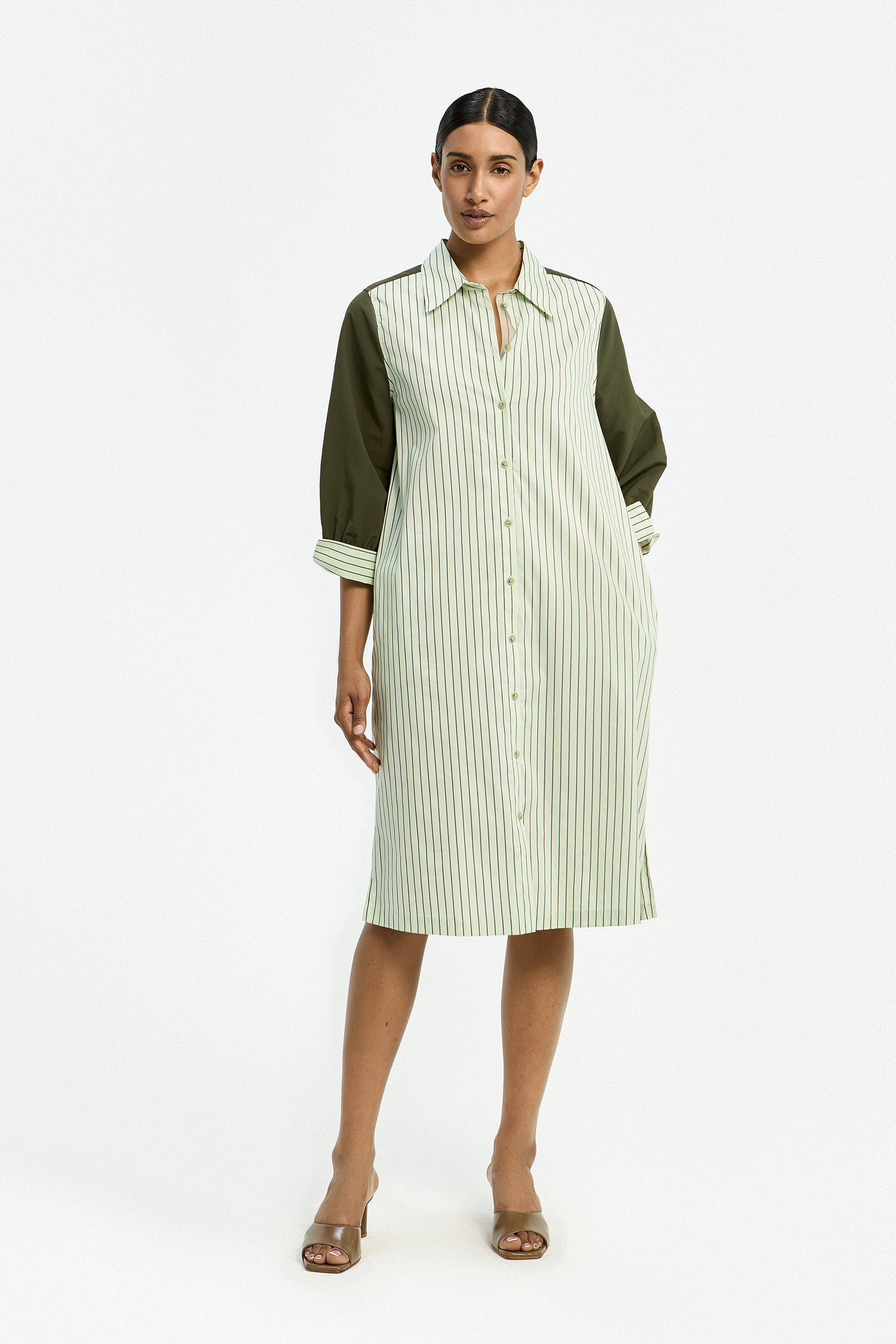 Playful shirt dress