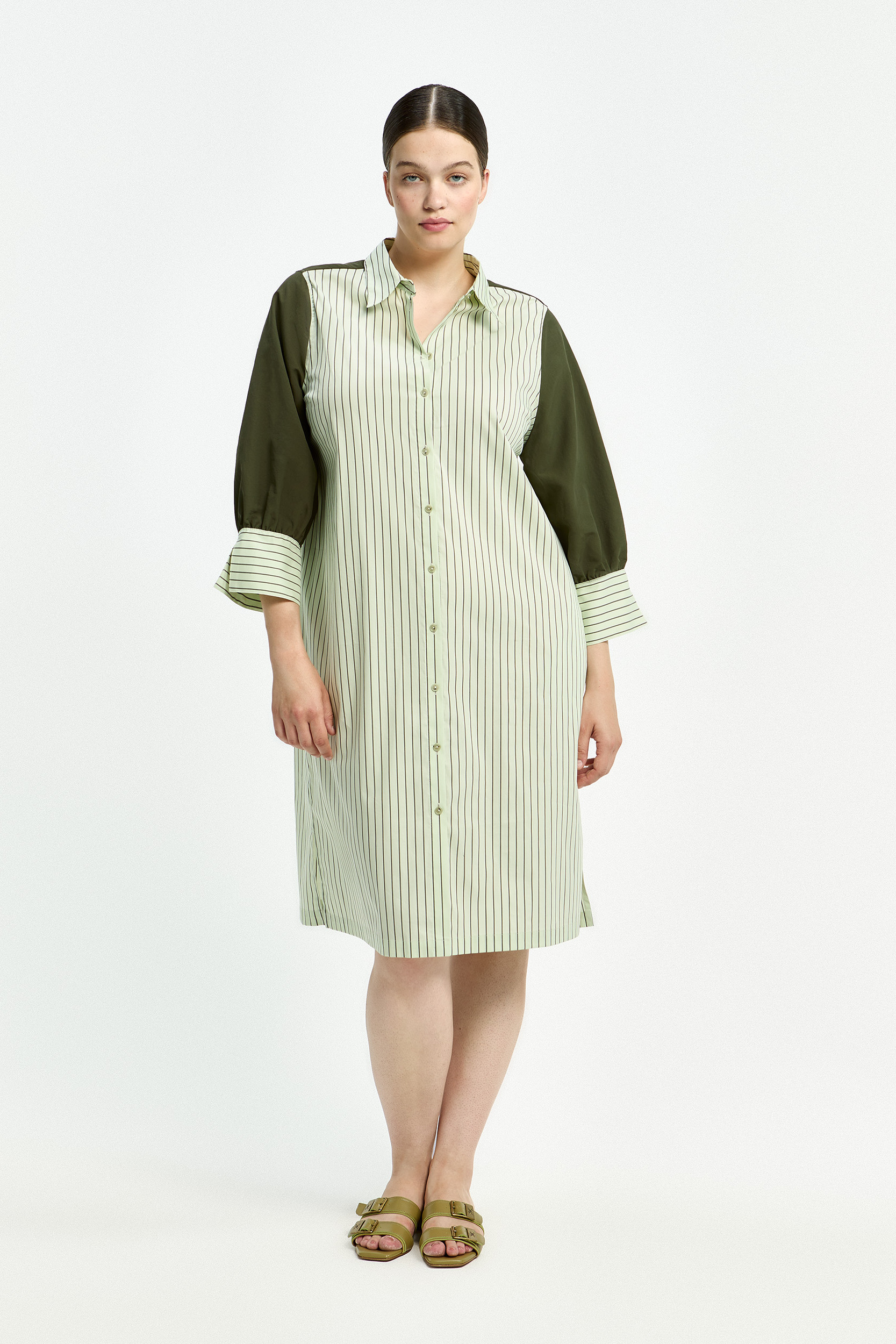 Playful shirt dress