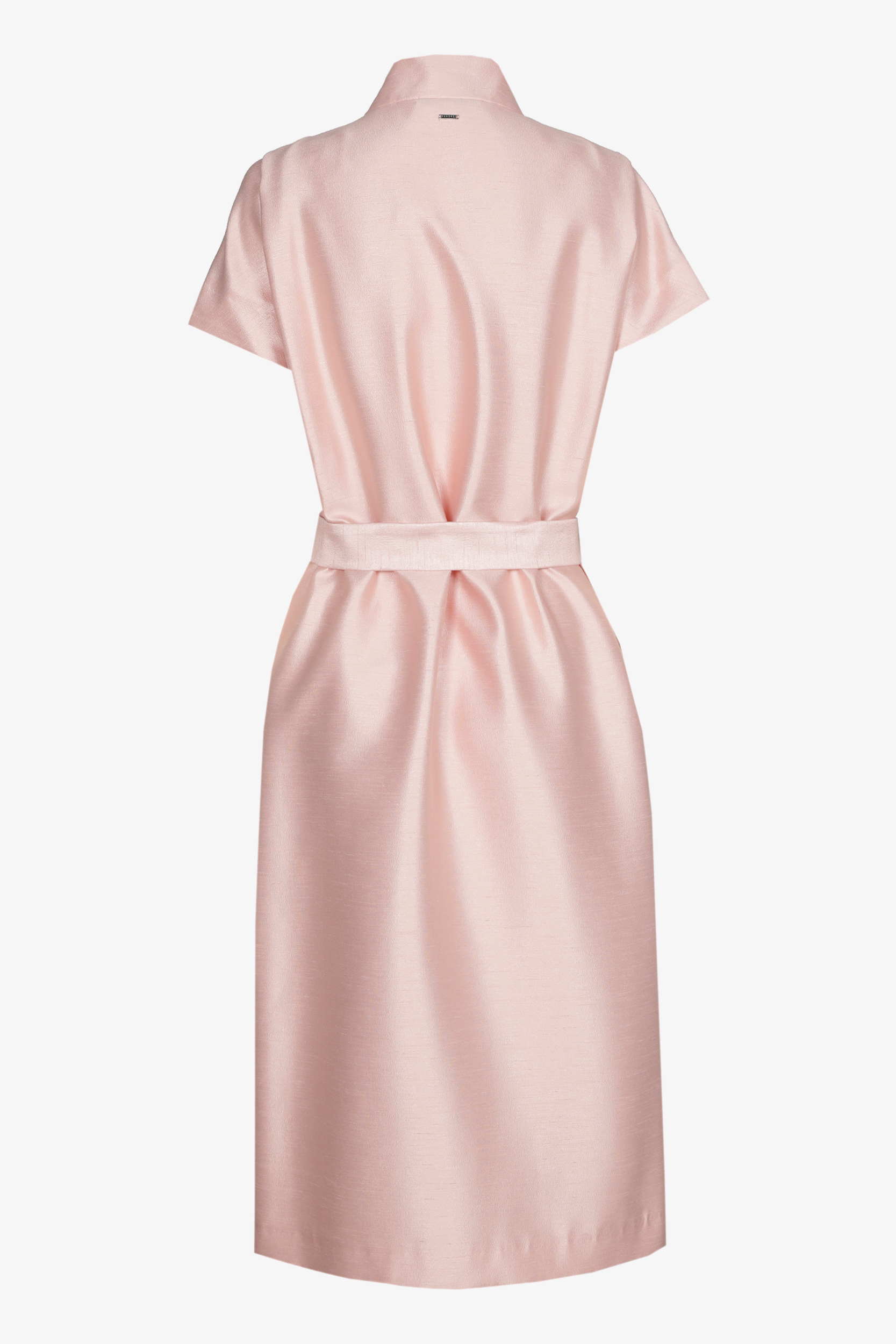 Jurk met luxe zijden look