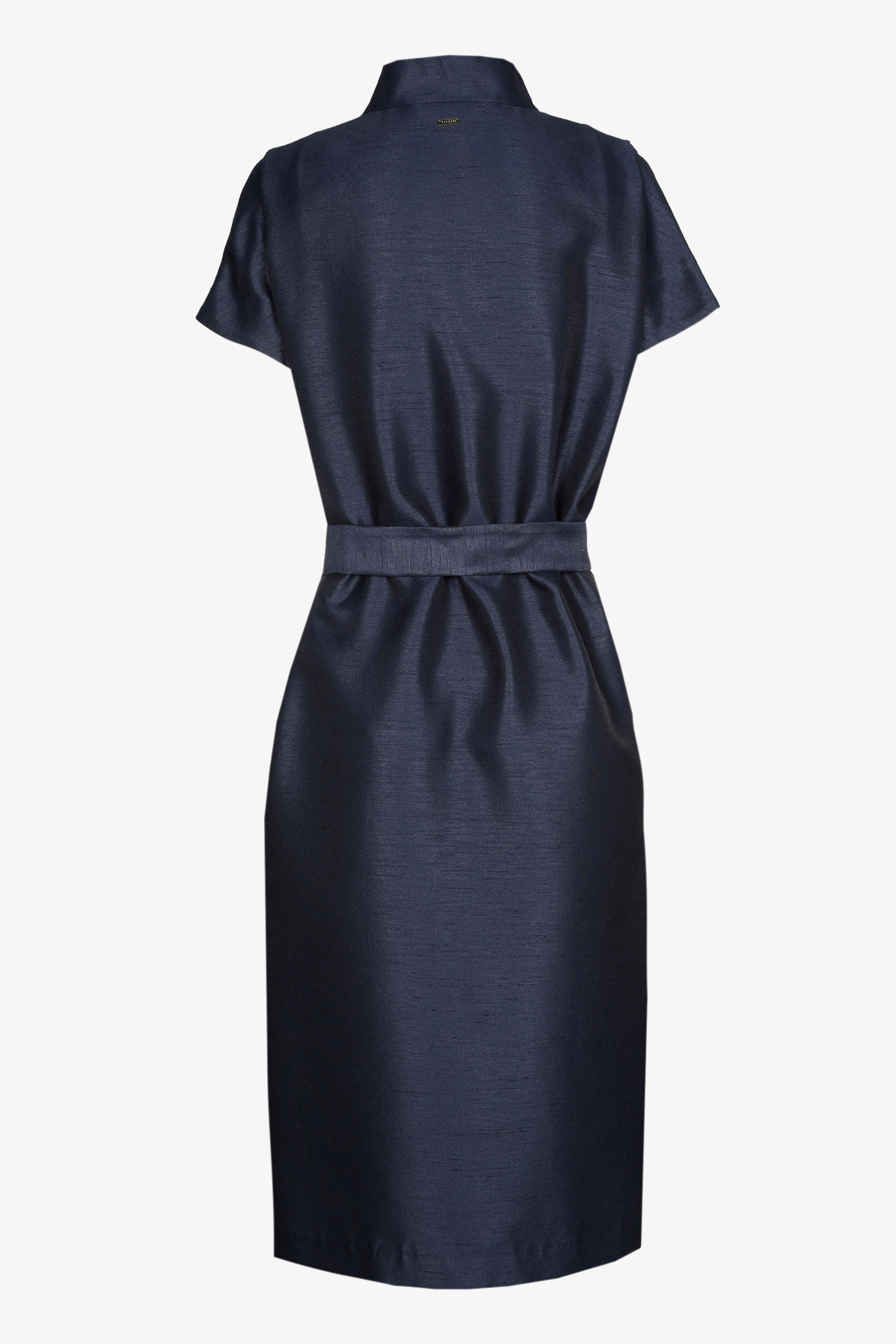 Jurk met luxe zijden look