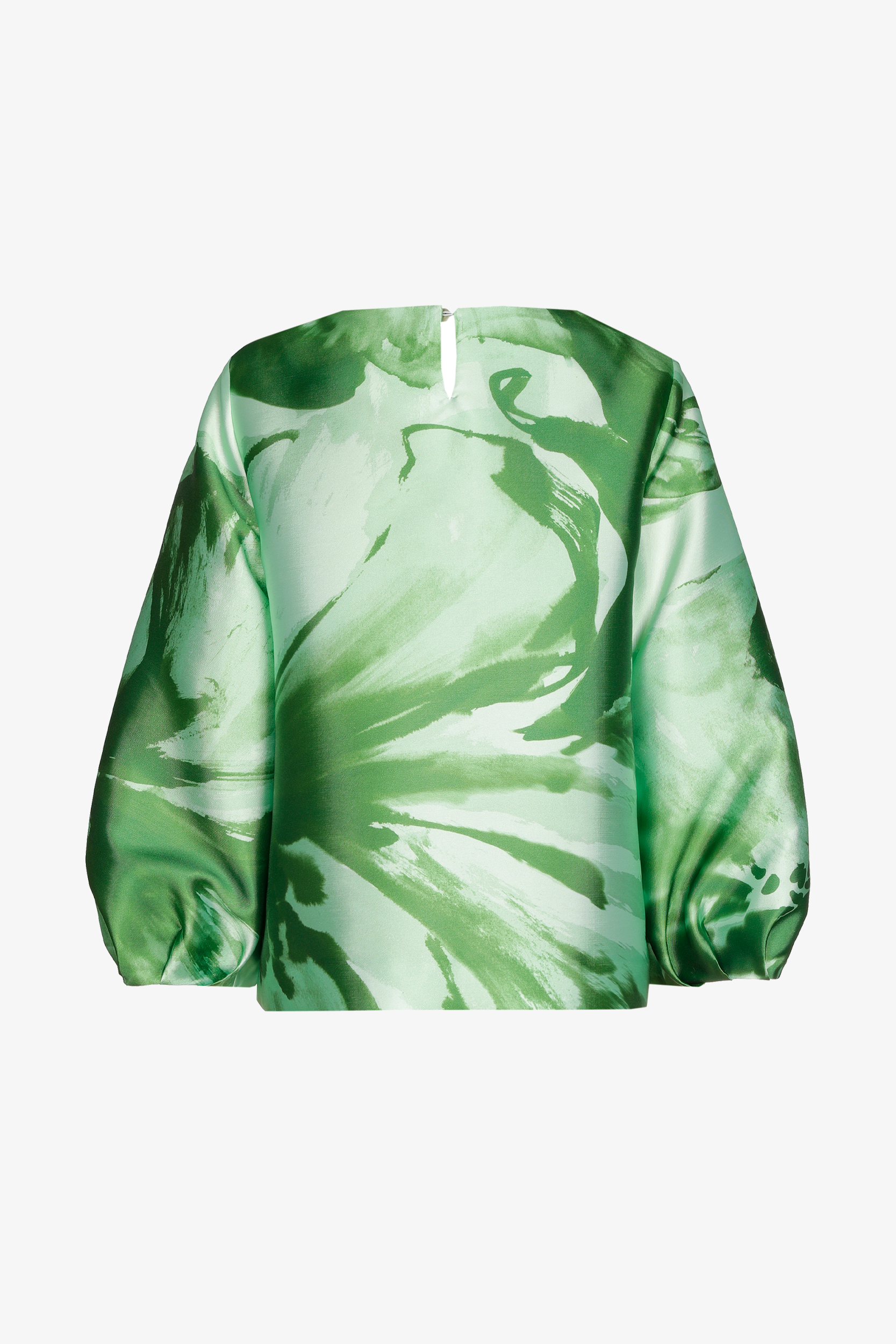 Blouse met aquarel bloemenprint