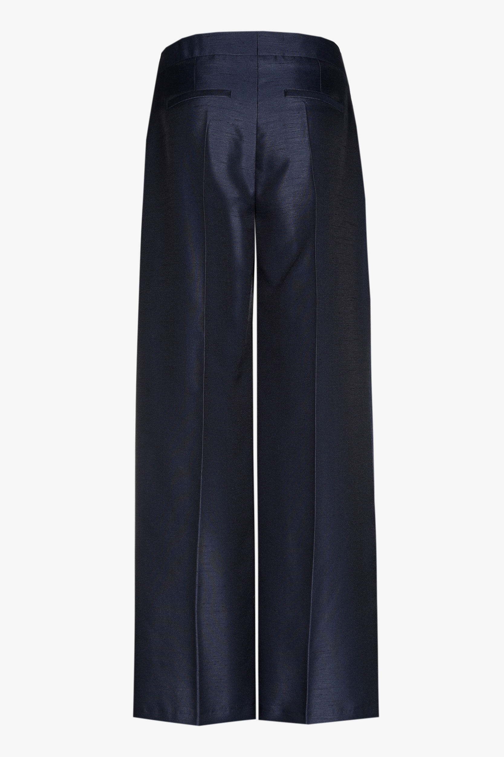 Luxurious silk-look trousers