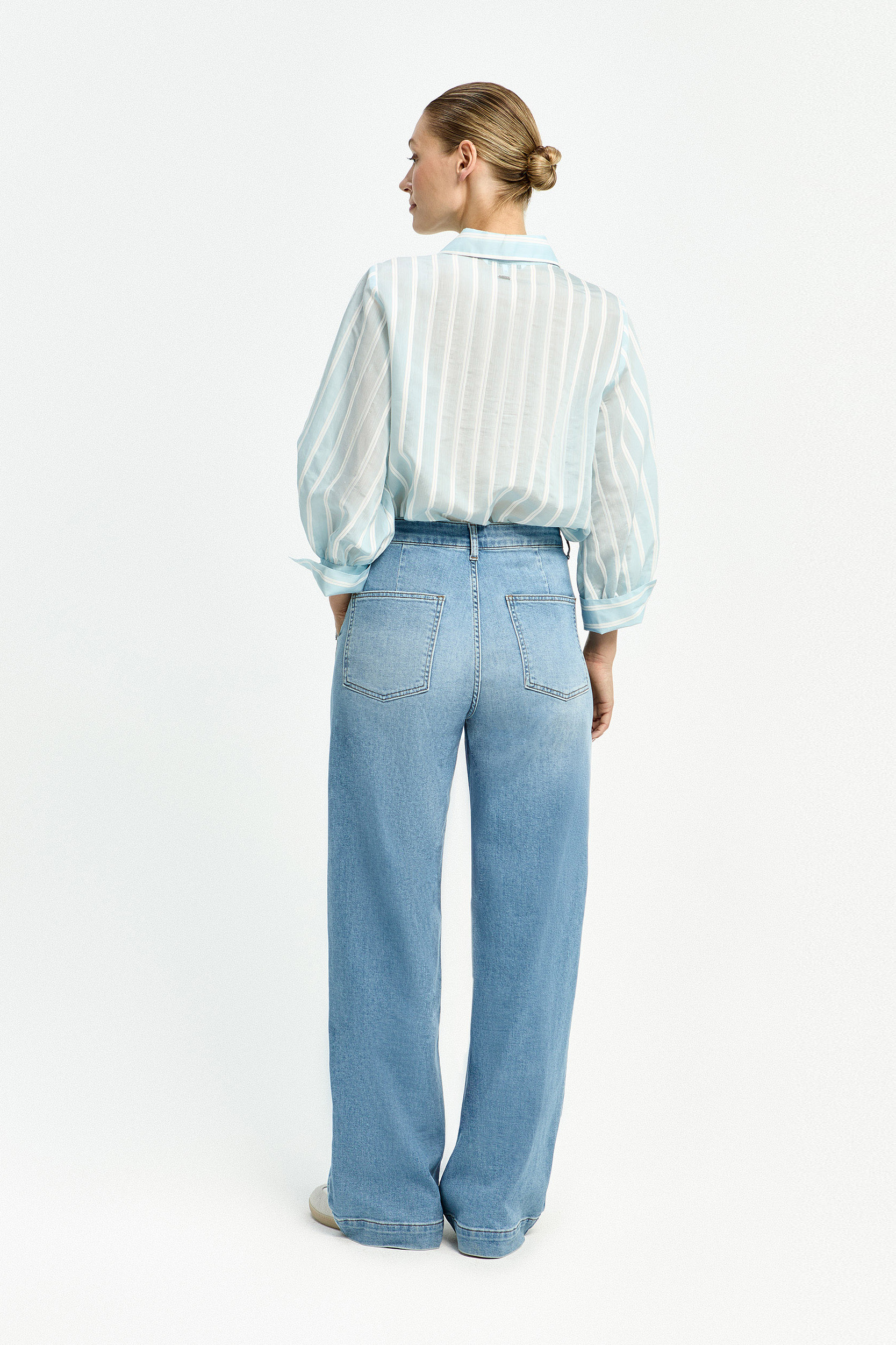 Chemisier rayé féminin