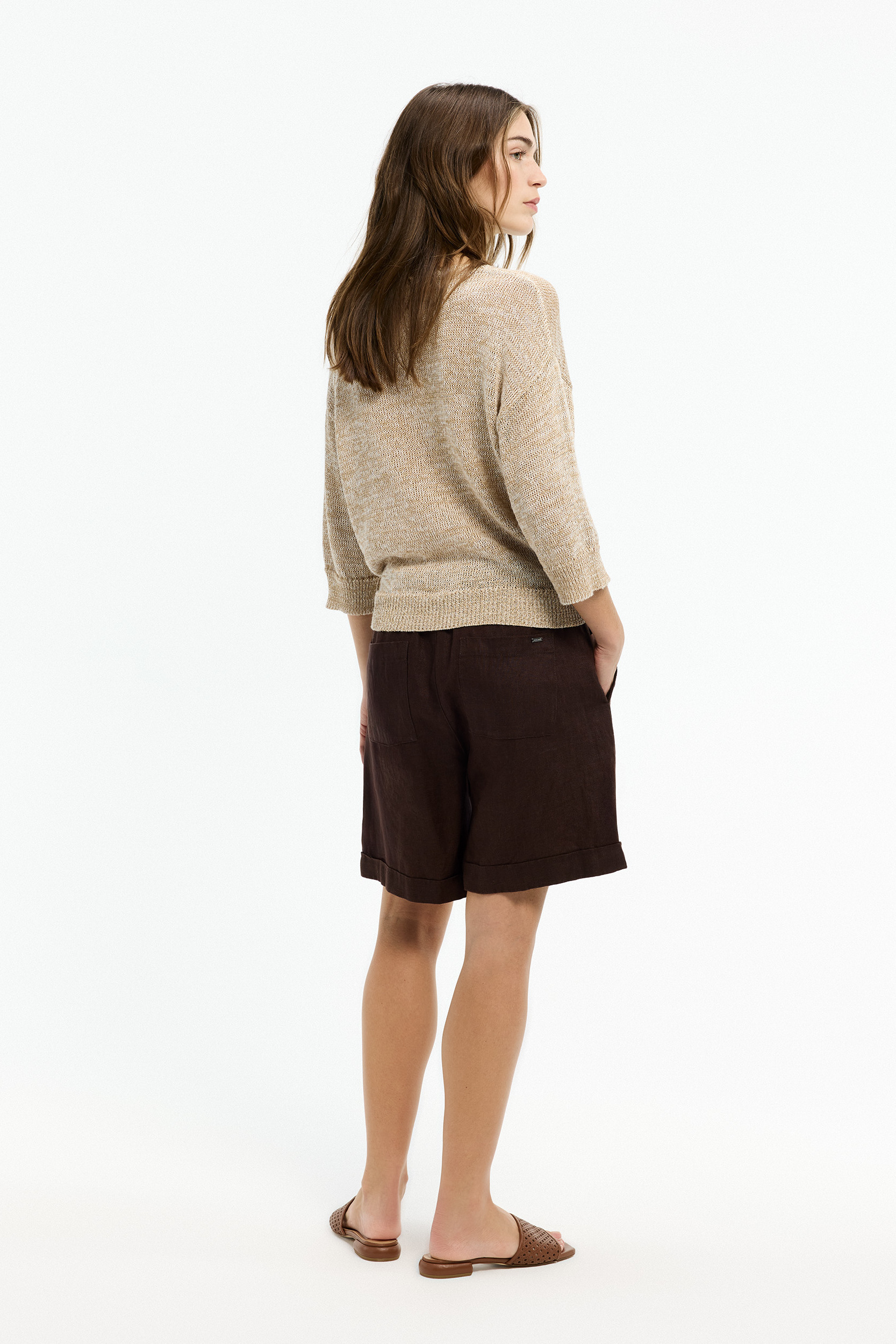 Linen shorts