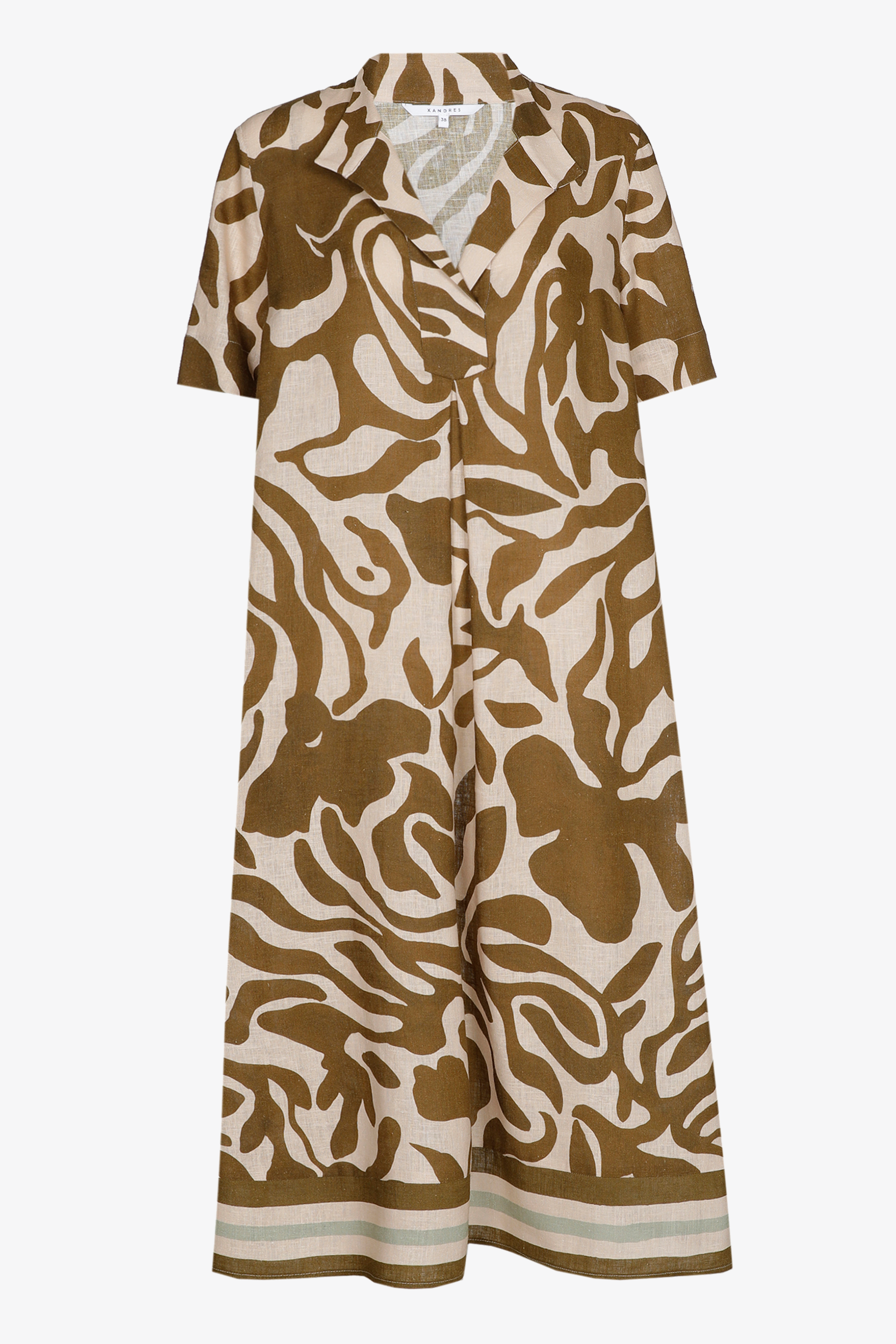 Dress with organic pattern