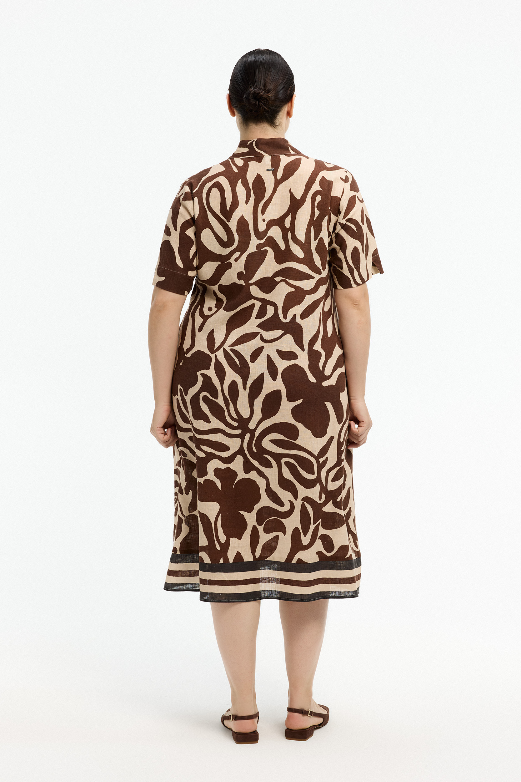 Robe à motif organique