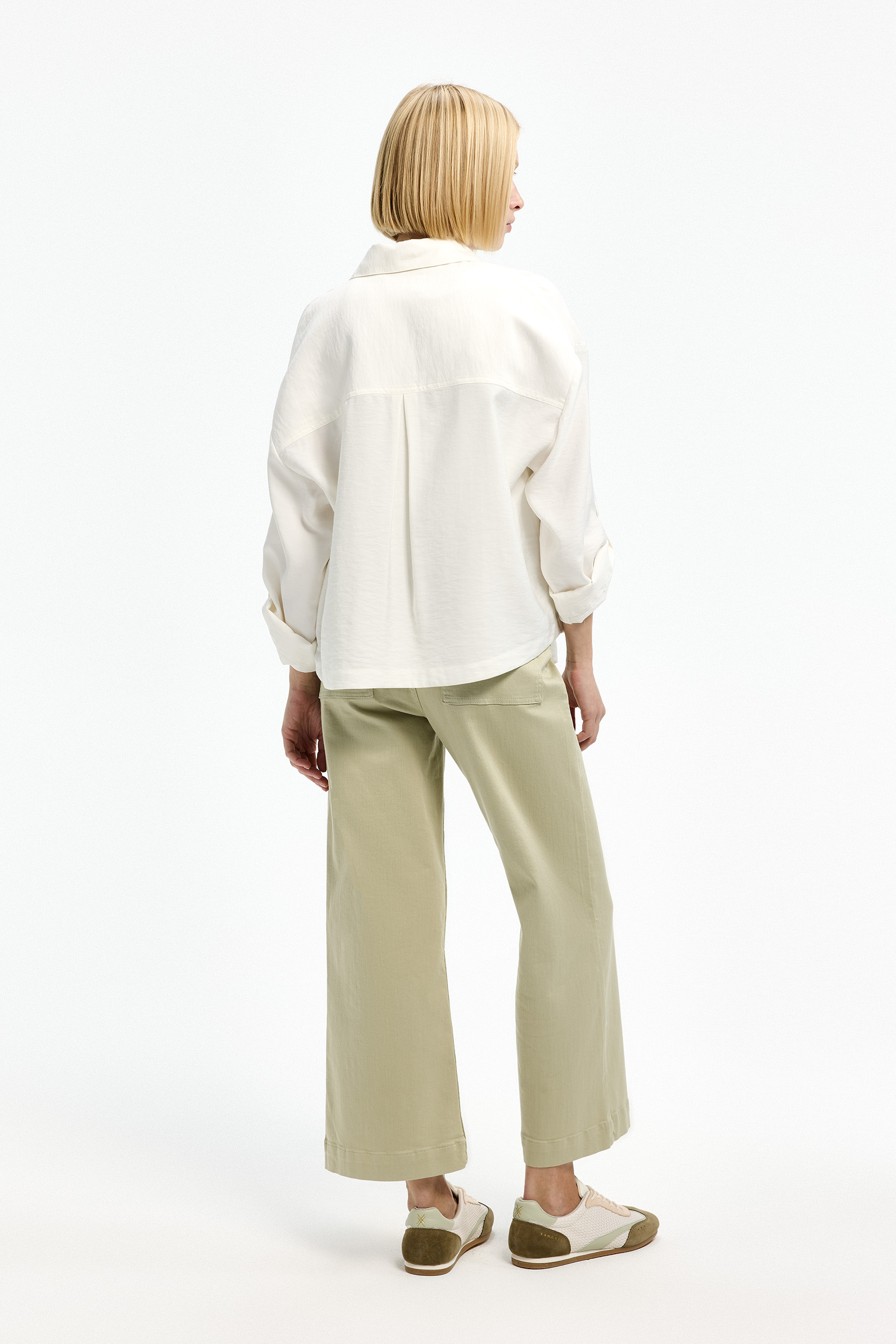 Hemd met opgestikte zakken