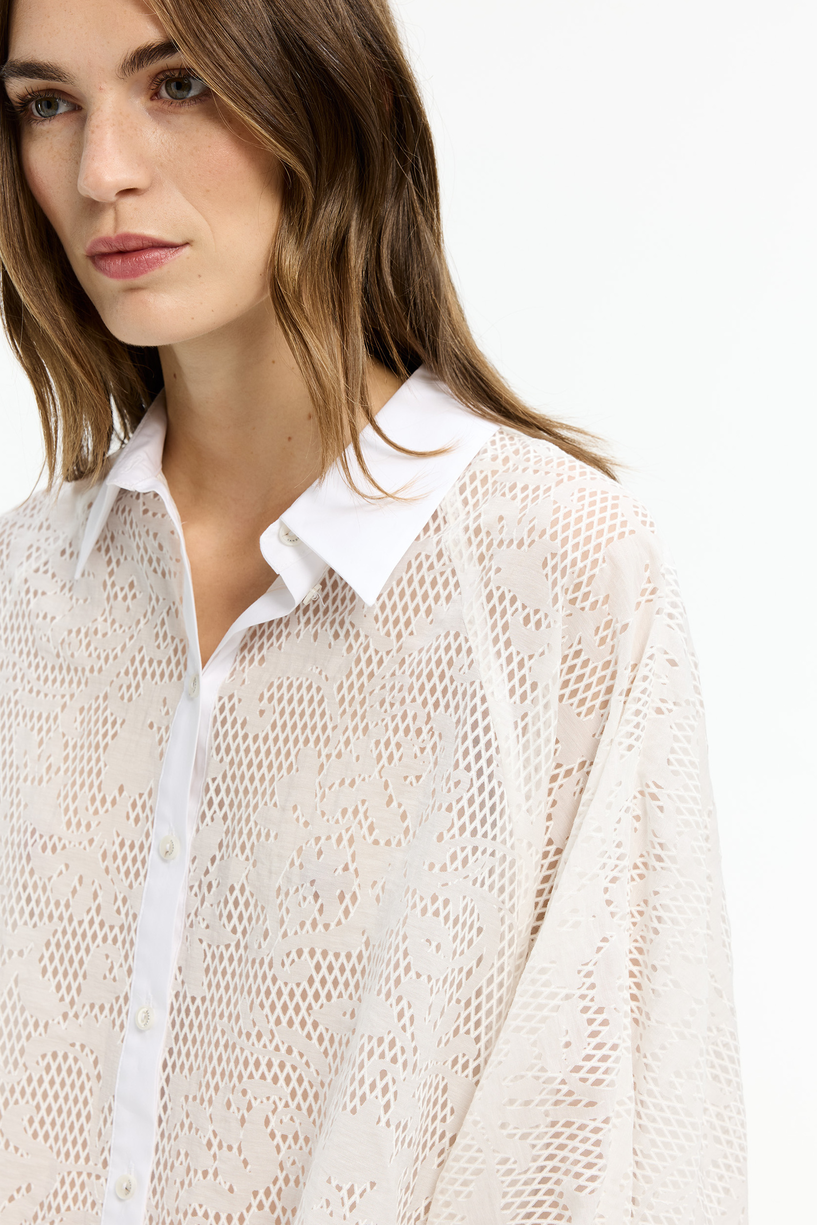 Chemisier en dentelle