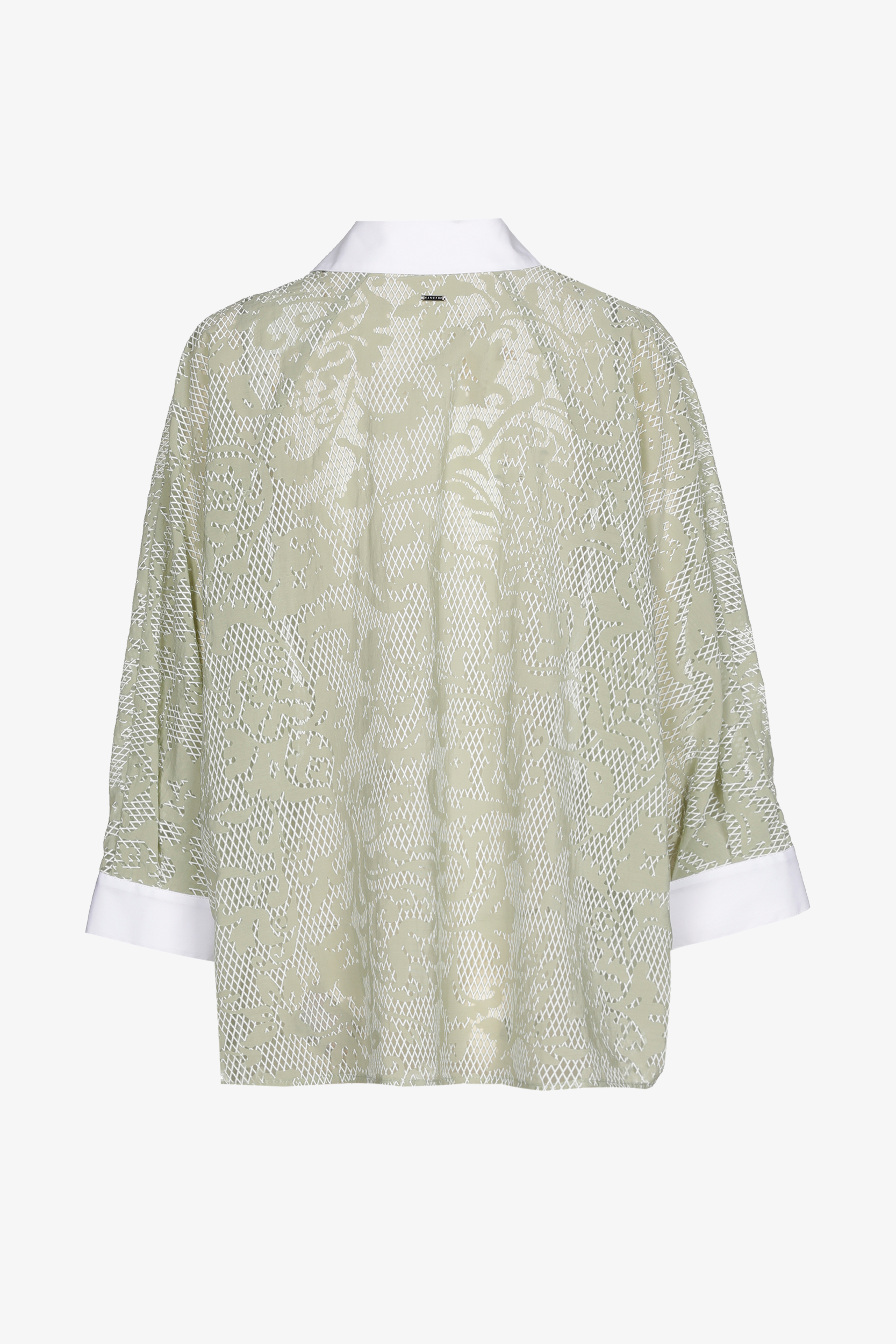 Hemd met kanten look