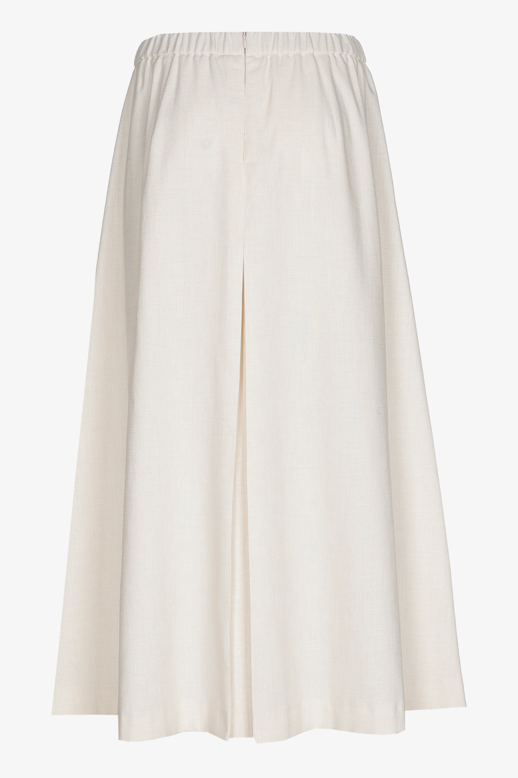 Stylish A-line skirt with slit