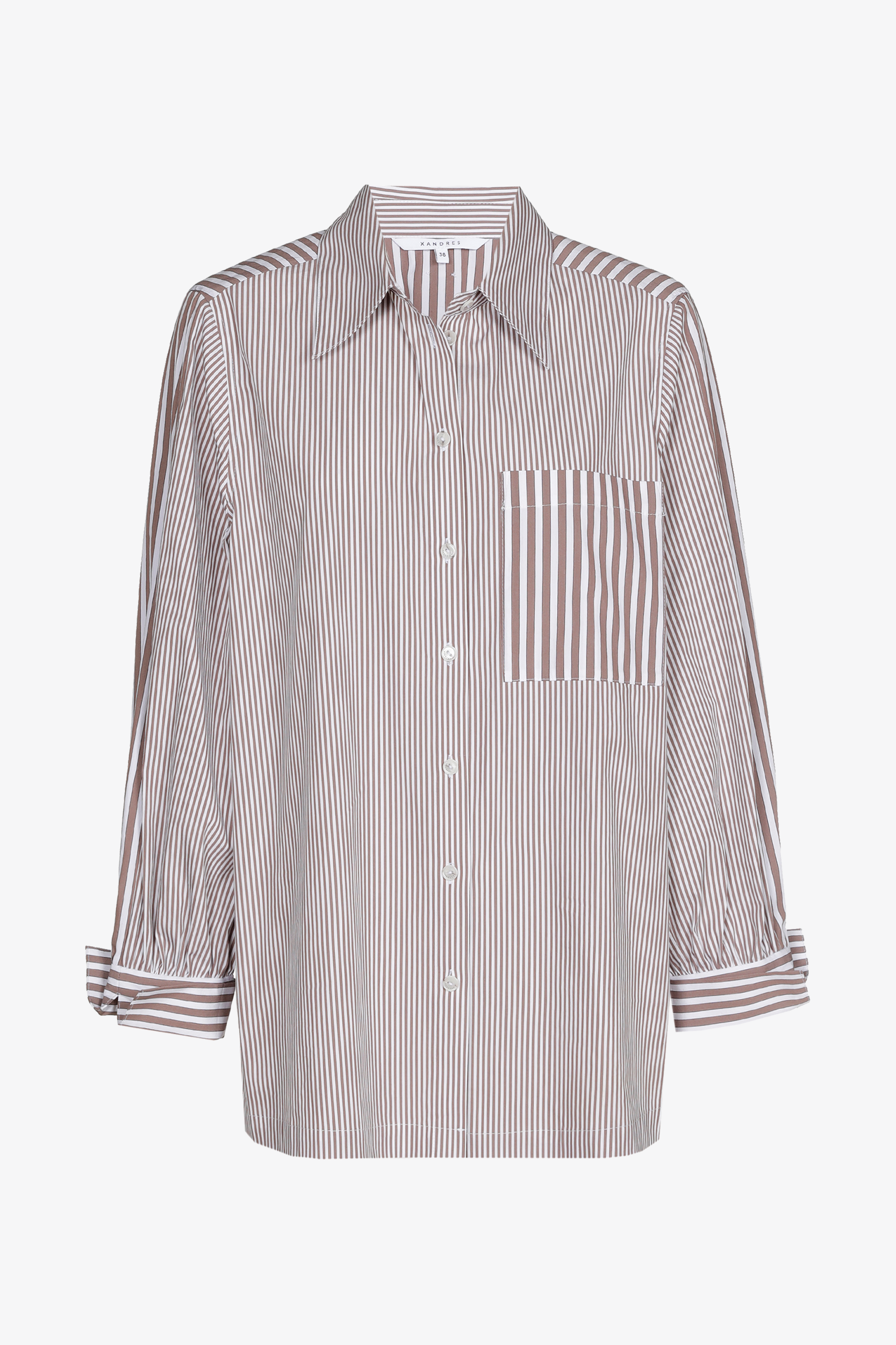 Hemdbluse mit Doppelstreifen