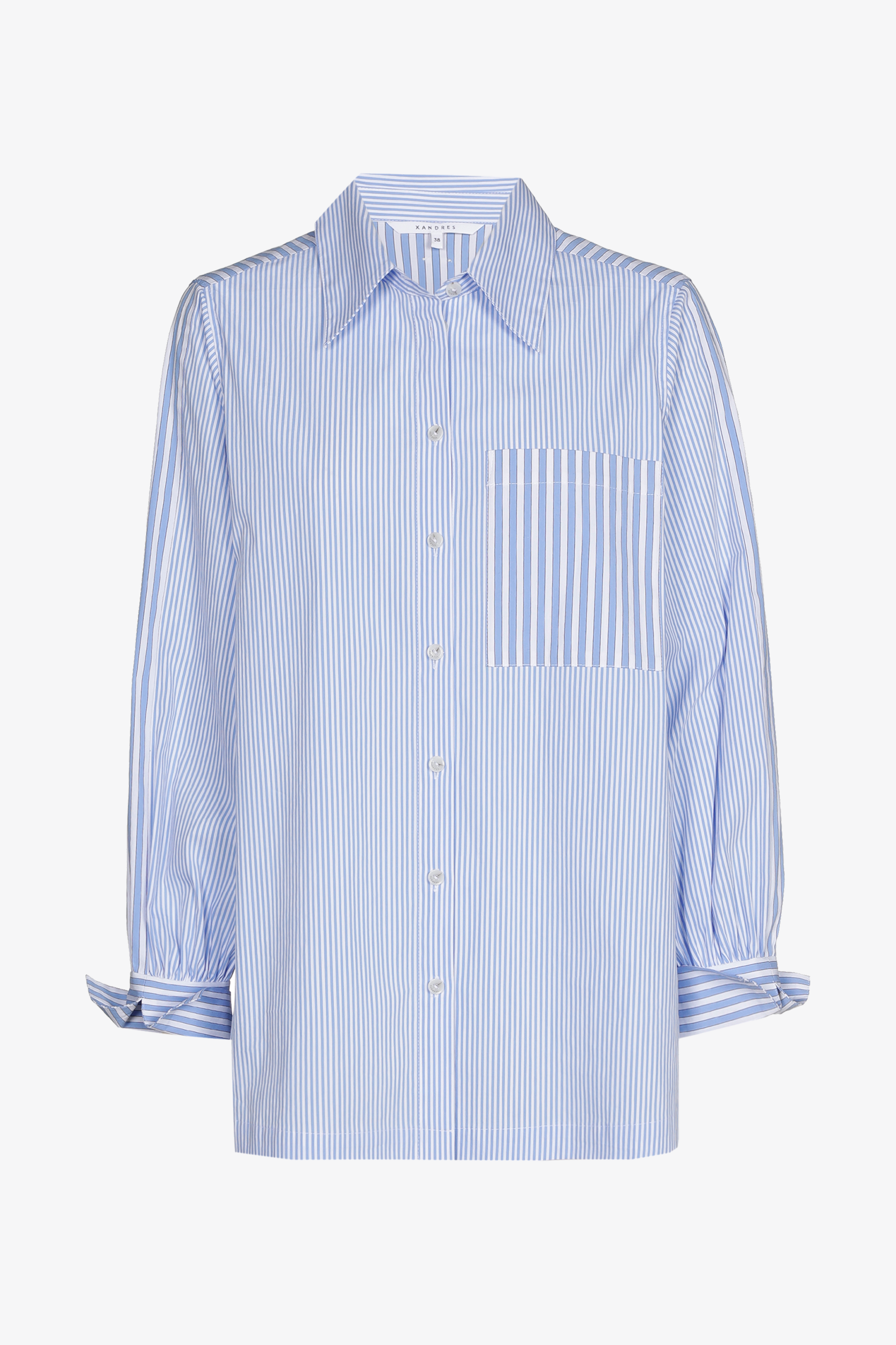 Chemisier à rayures doubles