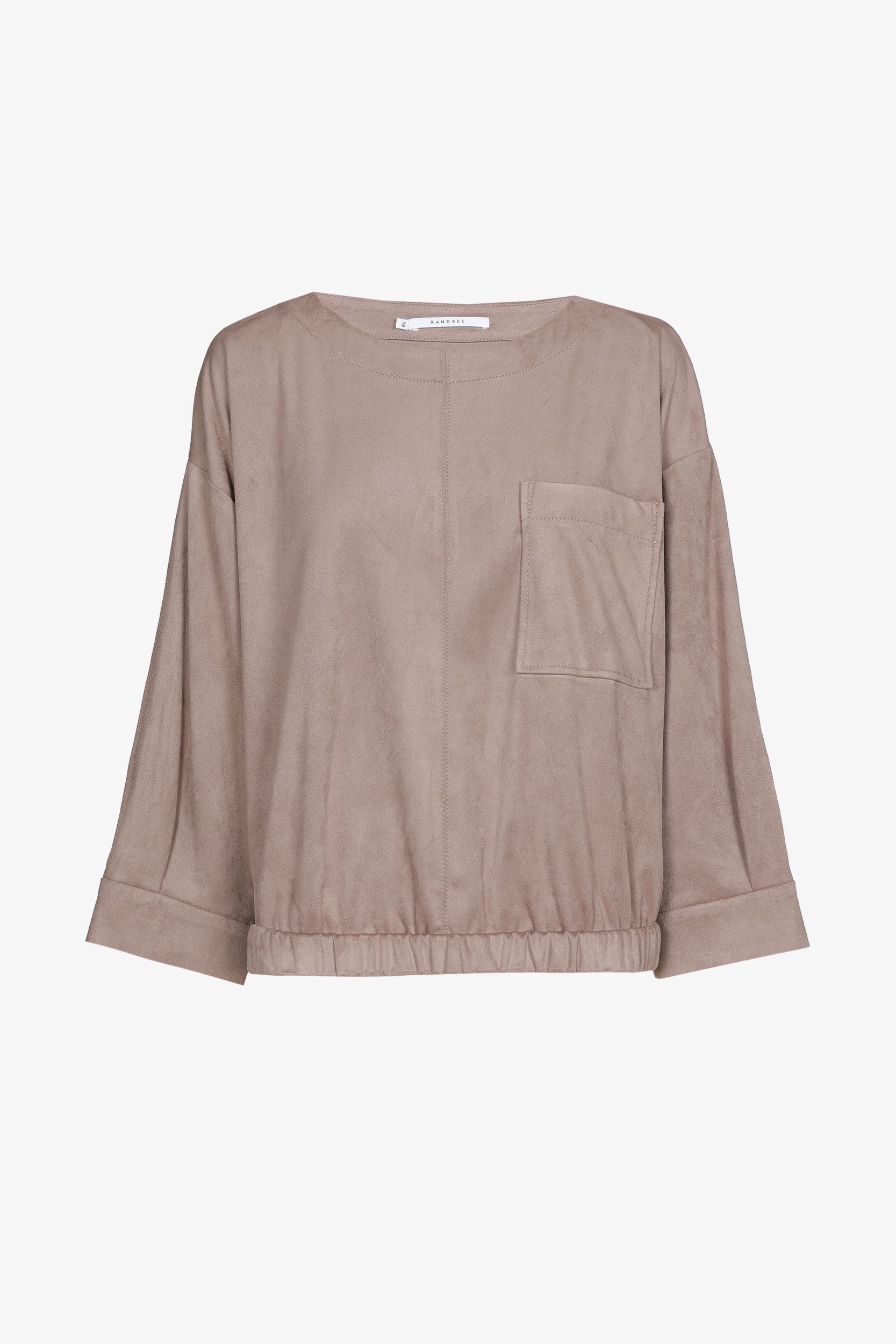 Sweater in Wildlederoptik