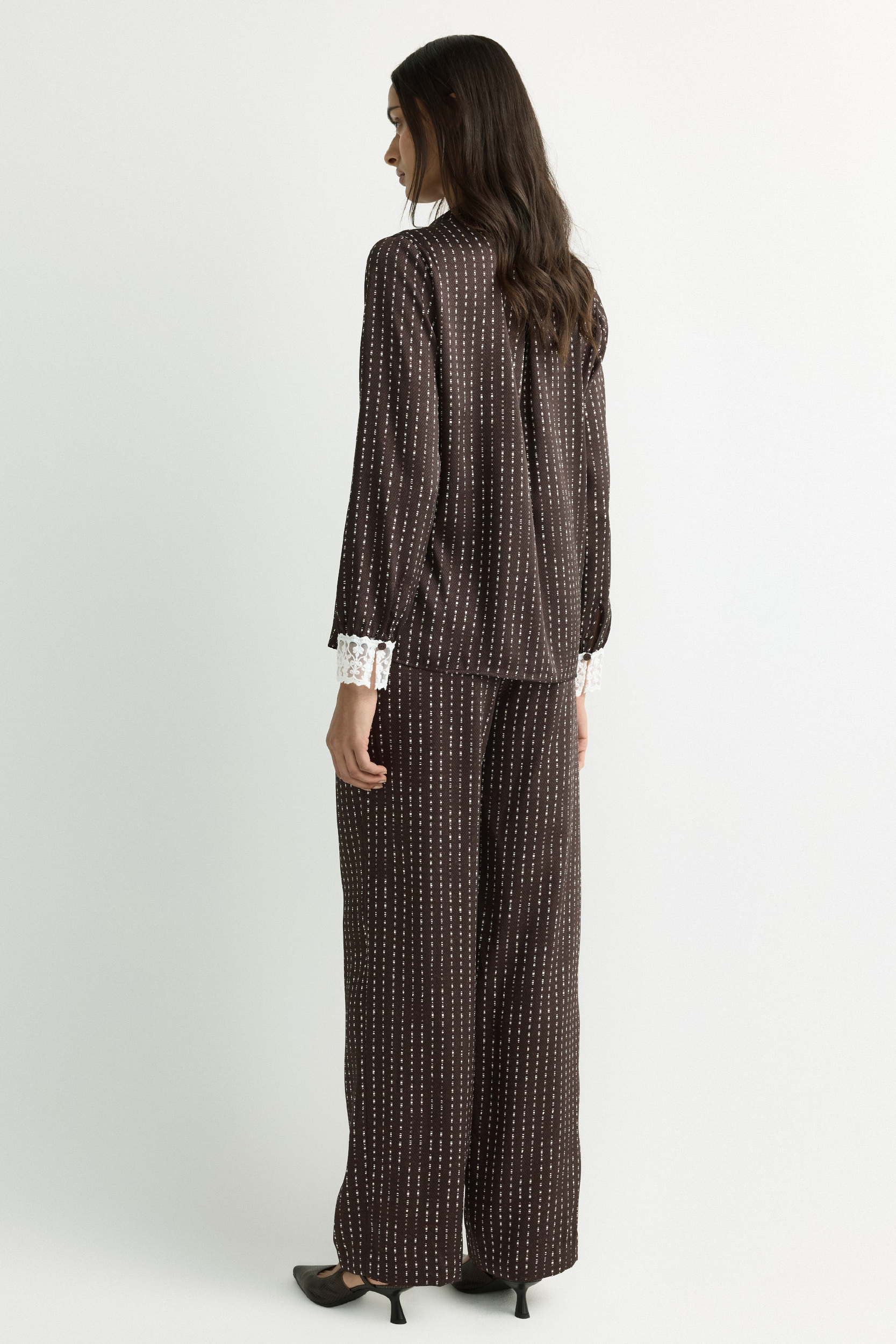 Blouse met stippen