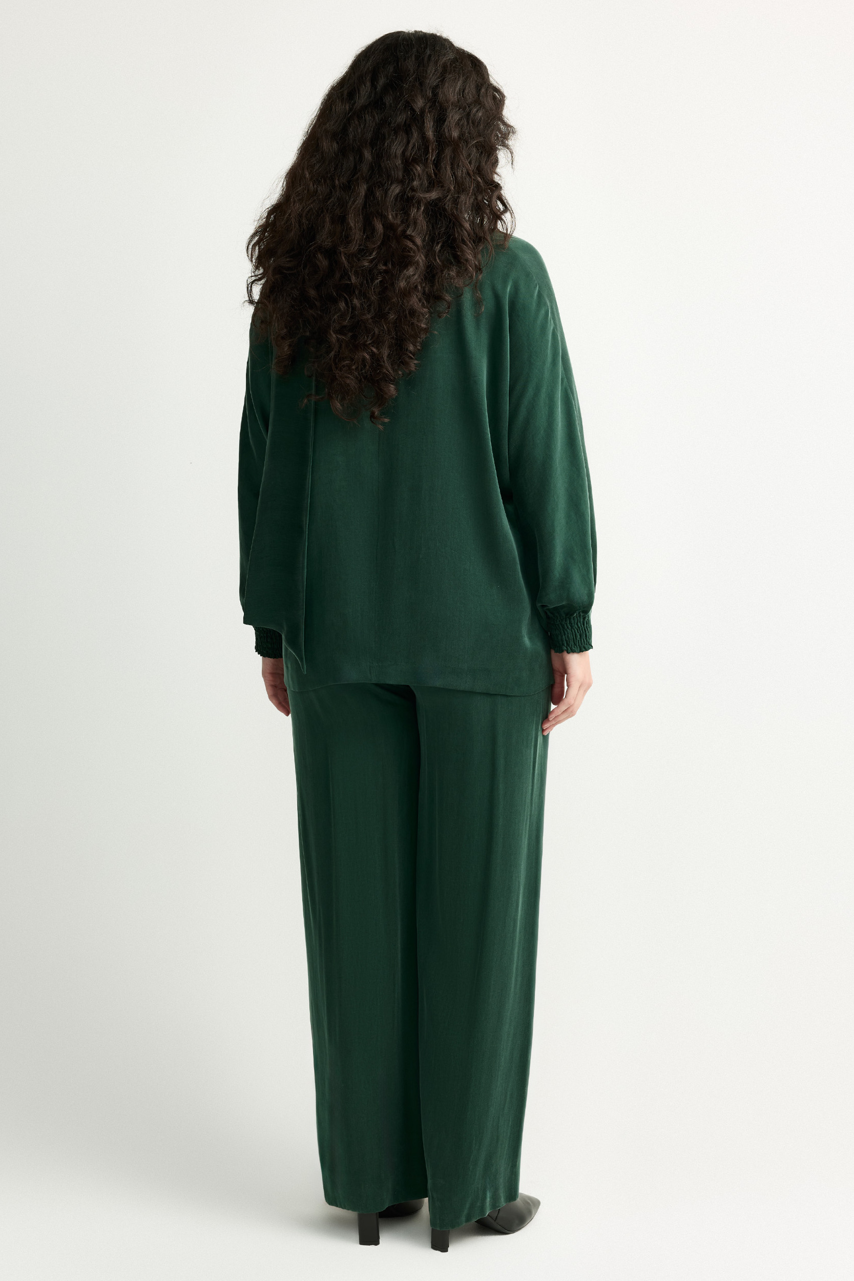 Bluse aus gewaschener Seide 