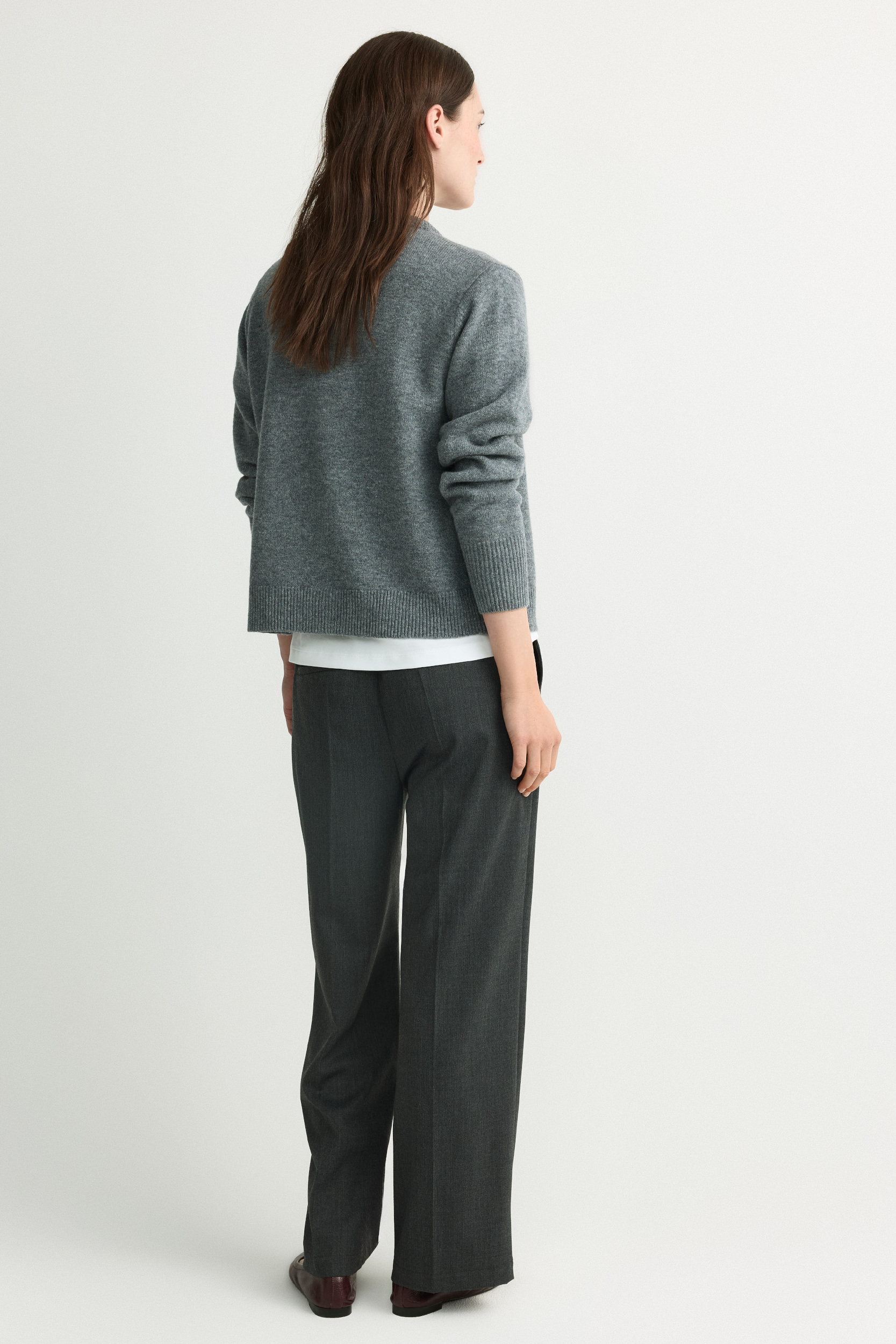Bequeme Hose mit Wollanteil