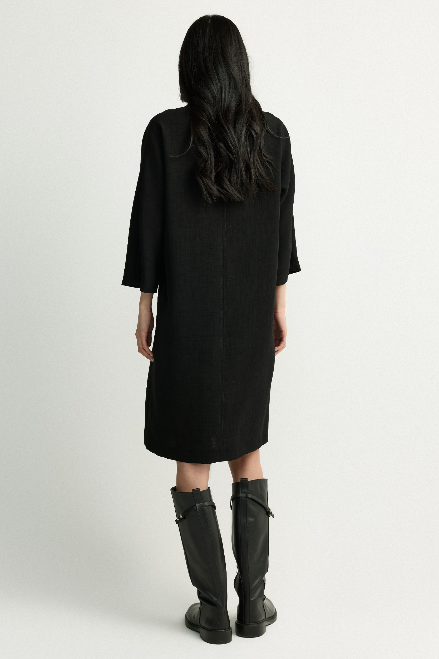 Robe en crêpe à nouer