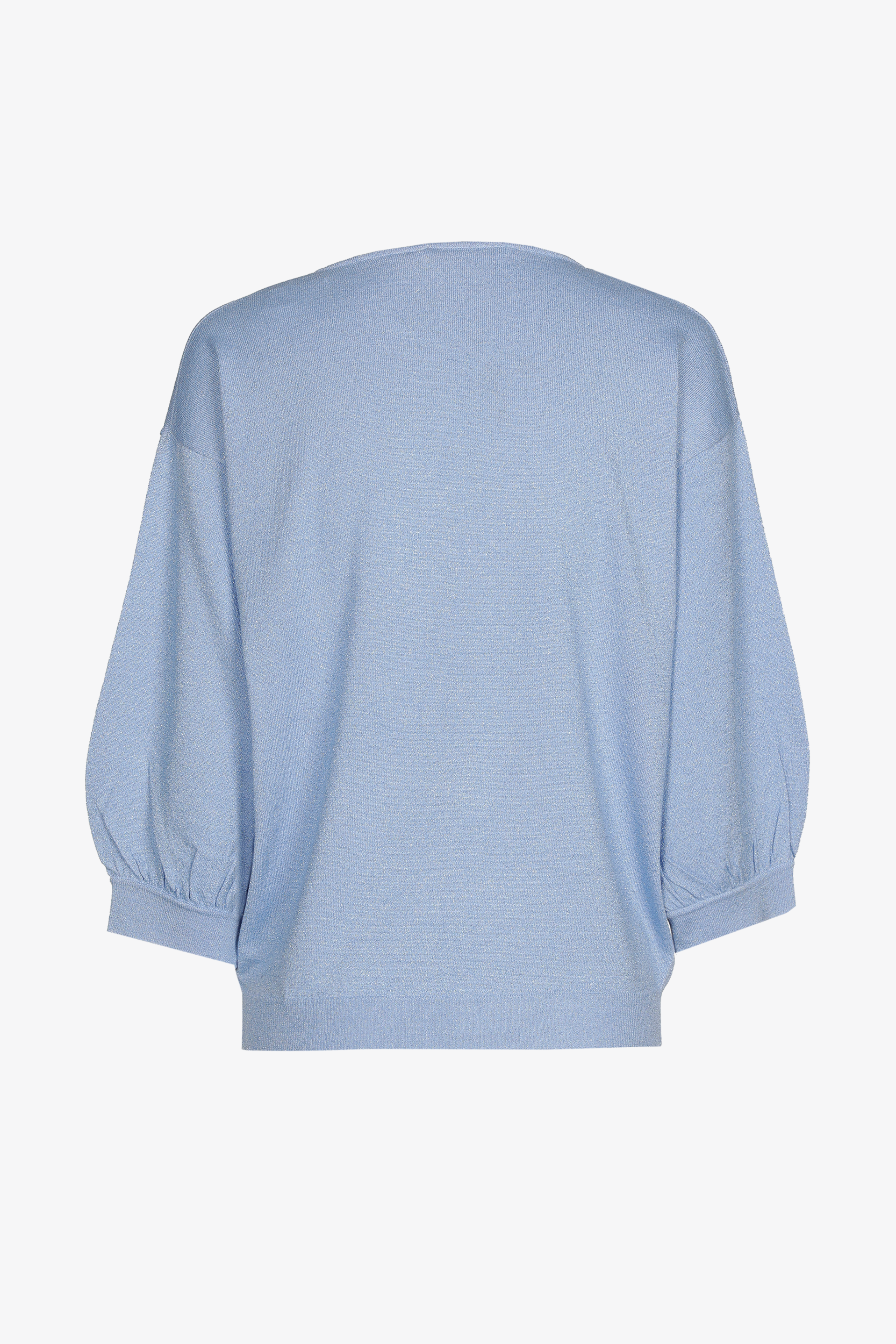 Lurex trui met V-hals
