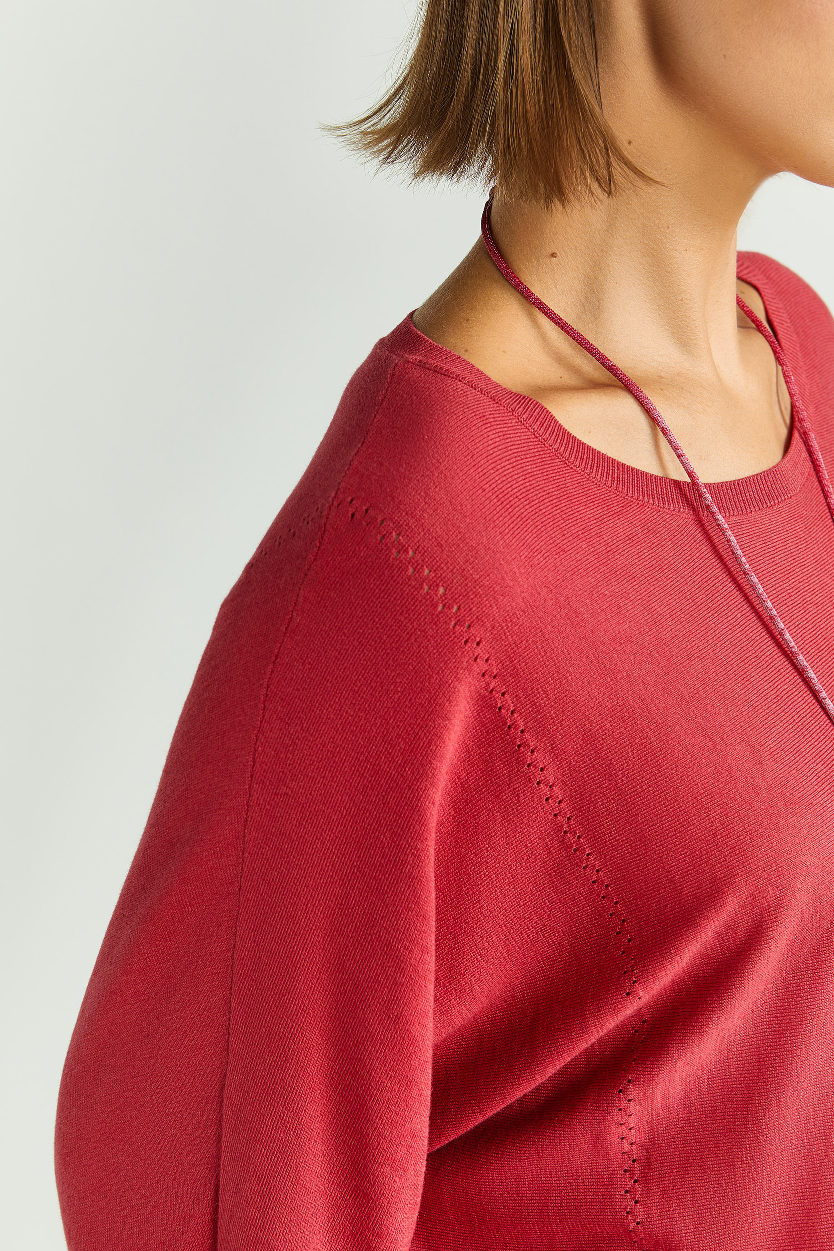 Zomerse pull met zijde