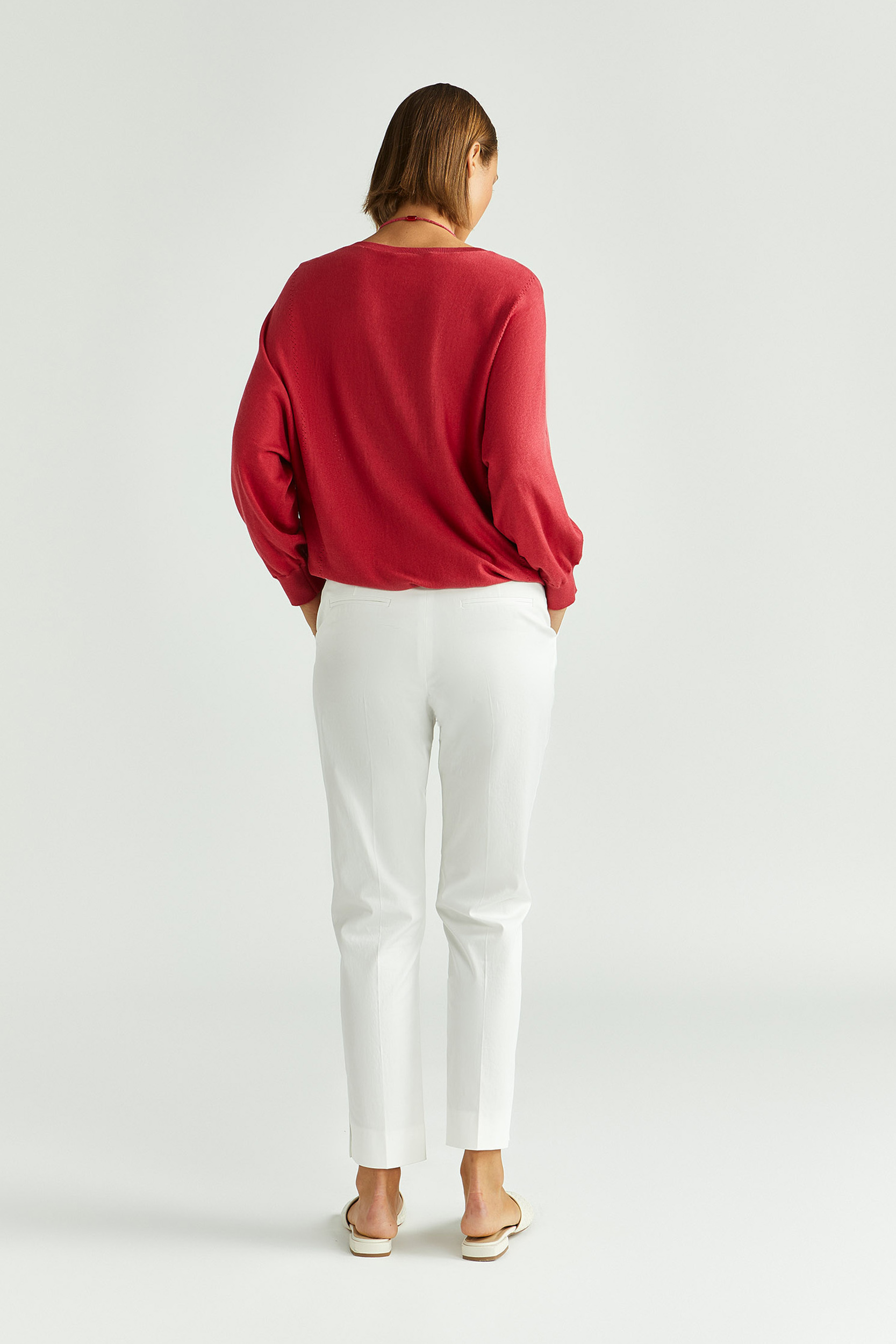 Zomerse pull met zijde