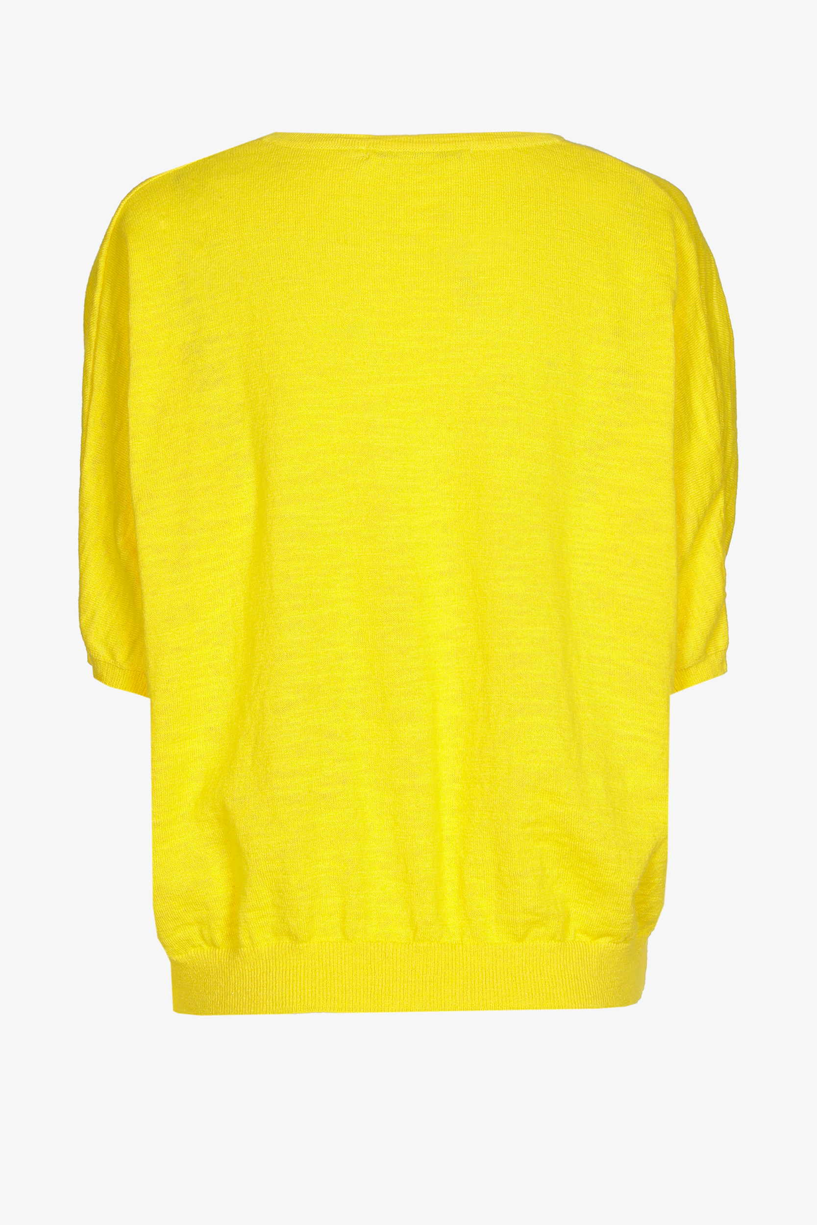 Petit pull en coton et en lin