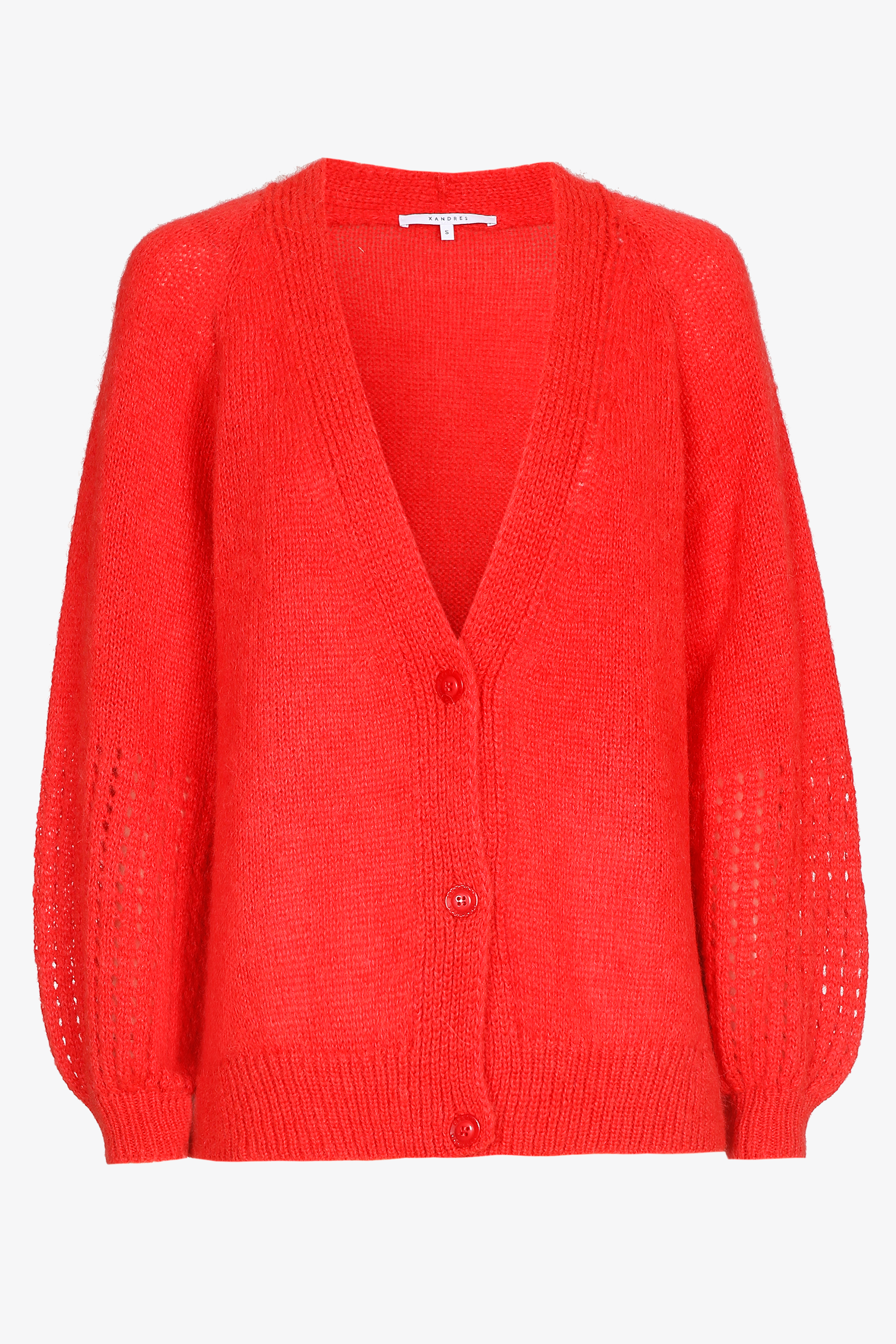 Long gilet with buttons