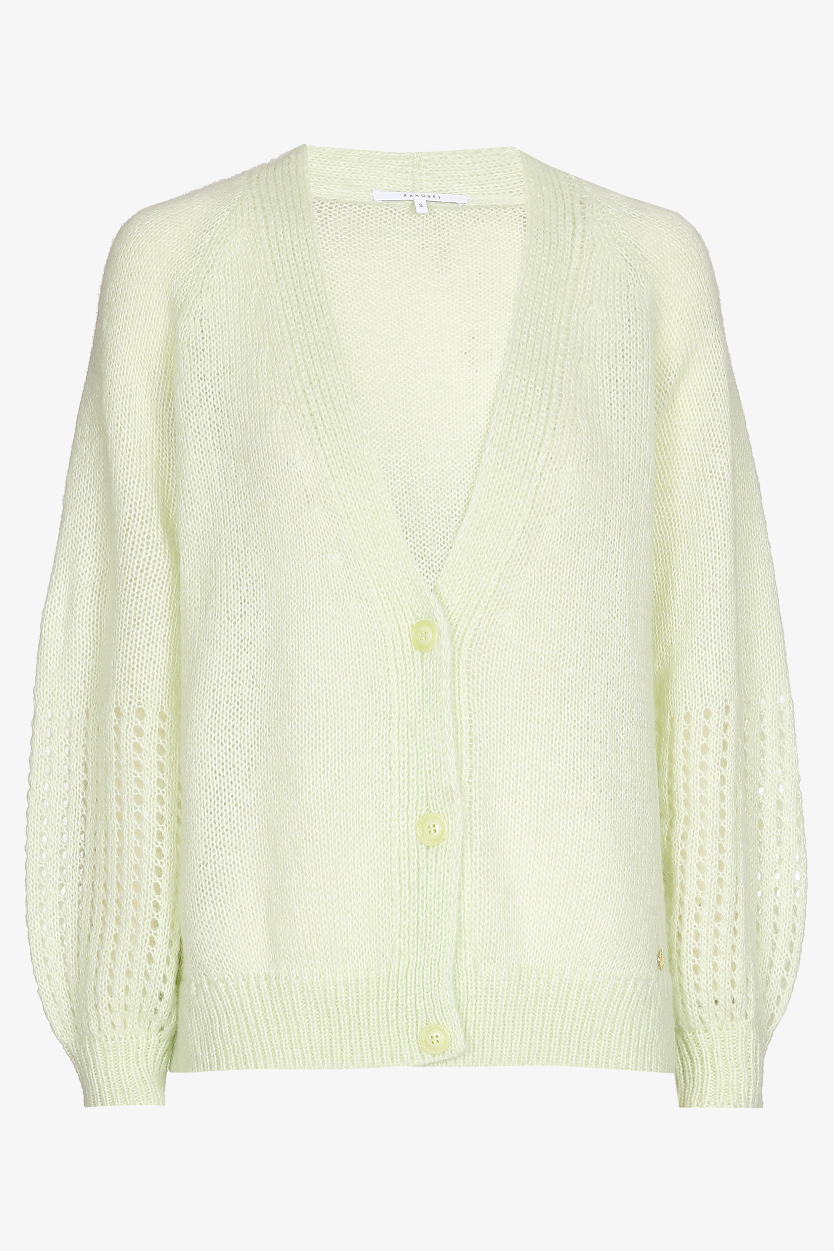 Long gilet with buttons