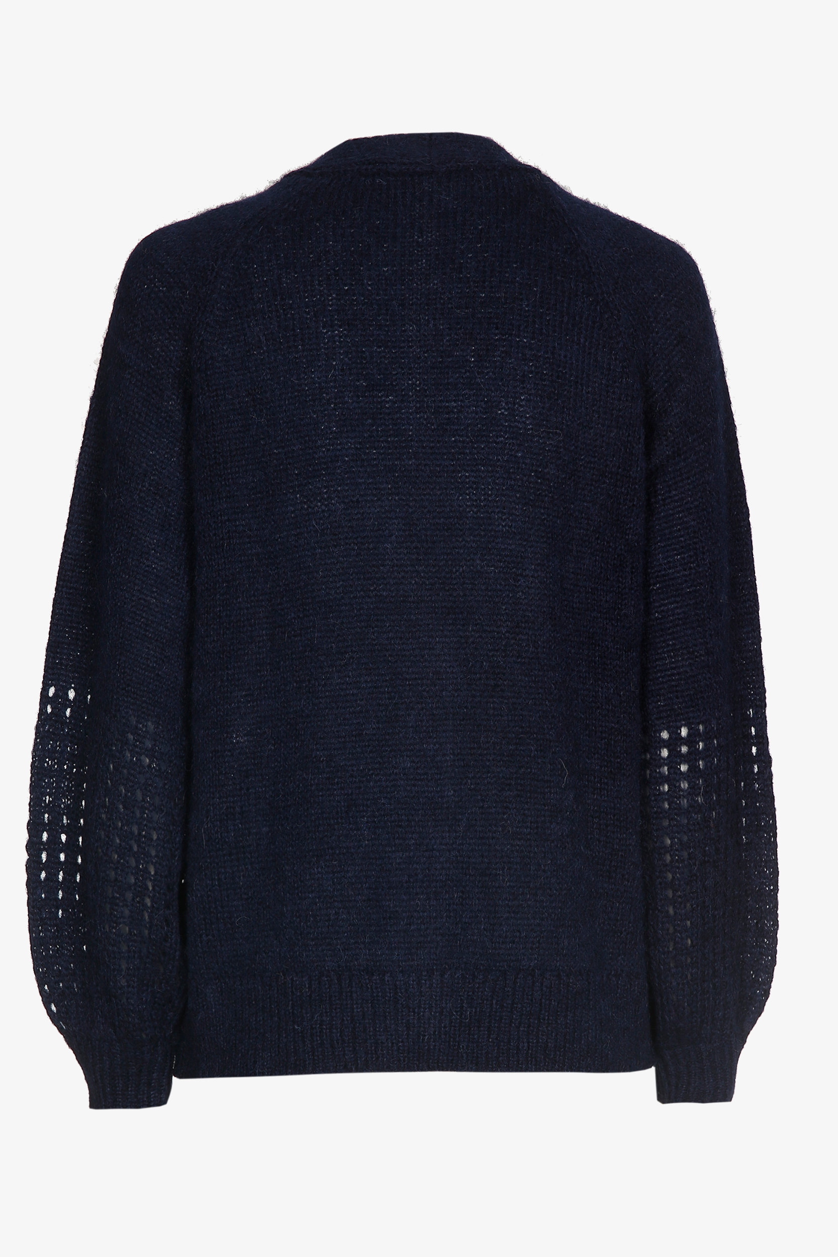 Long gilet with buttons