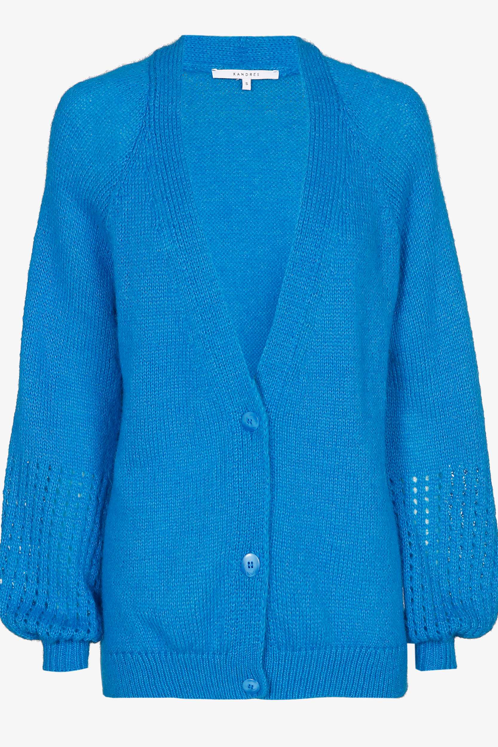Long gilet with buttons