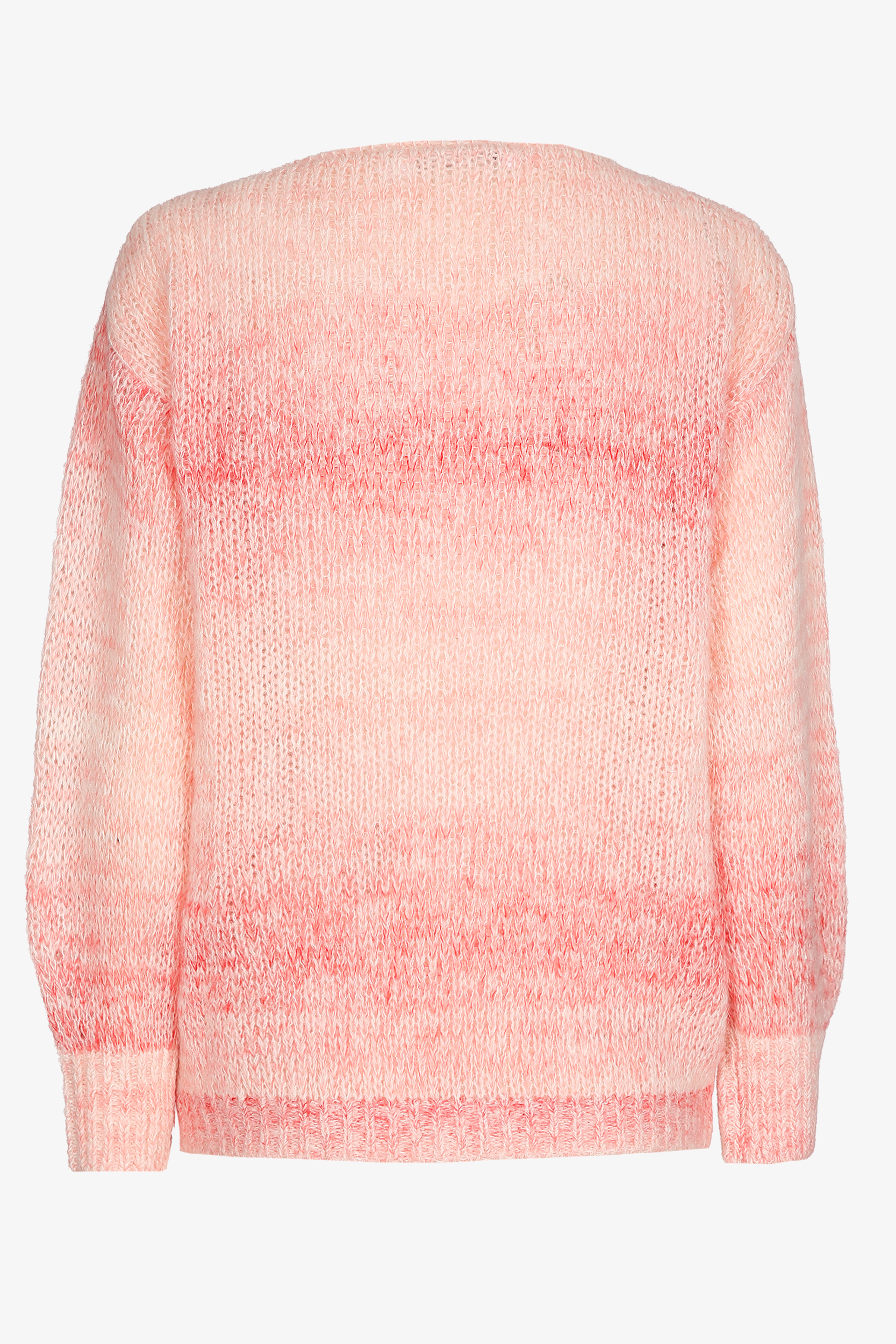 Wool blend jumper with round neck