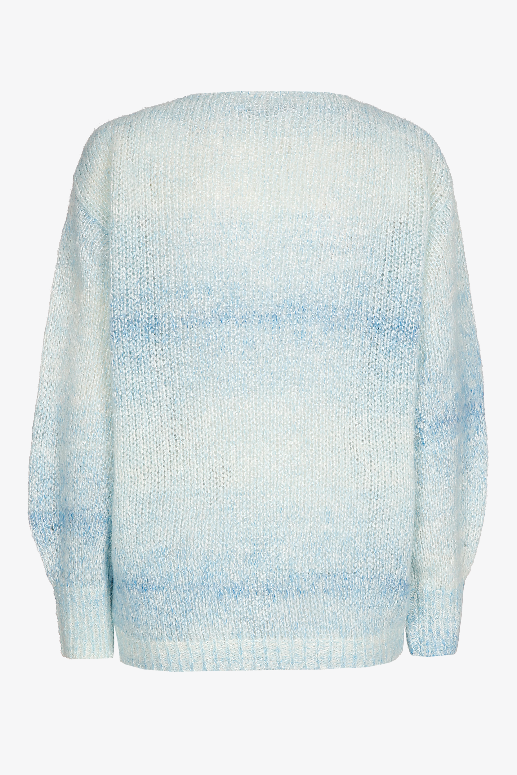 Wool blend jumper with round neck