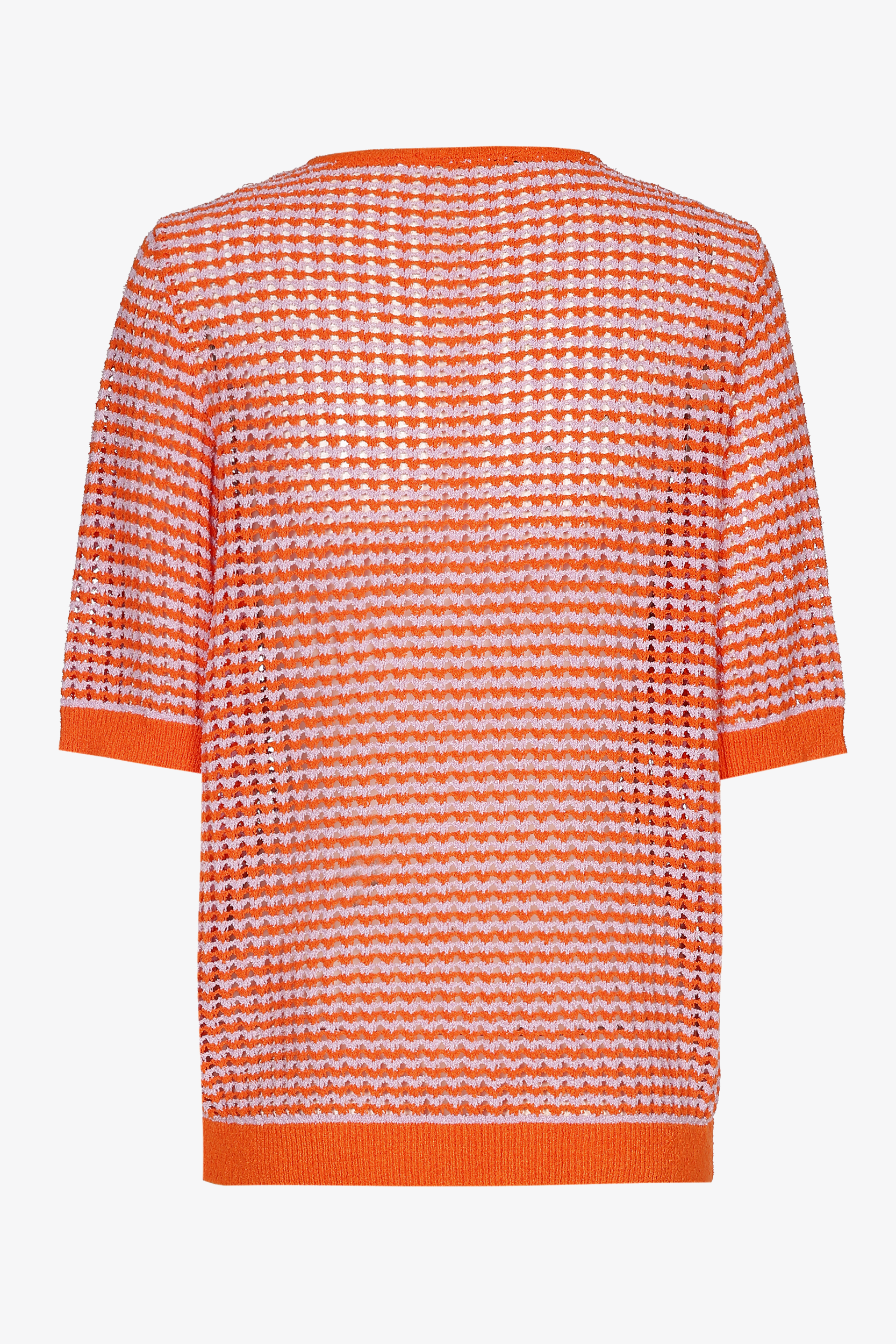 Ajour jumper in terrycloth