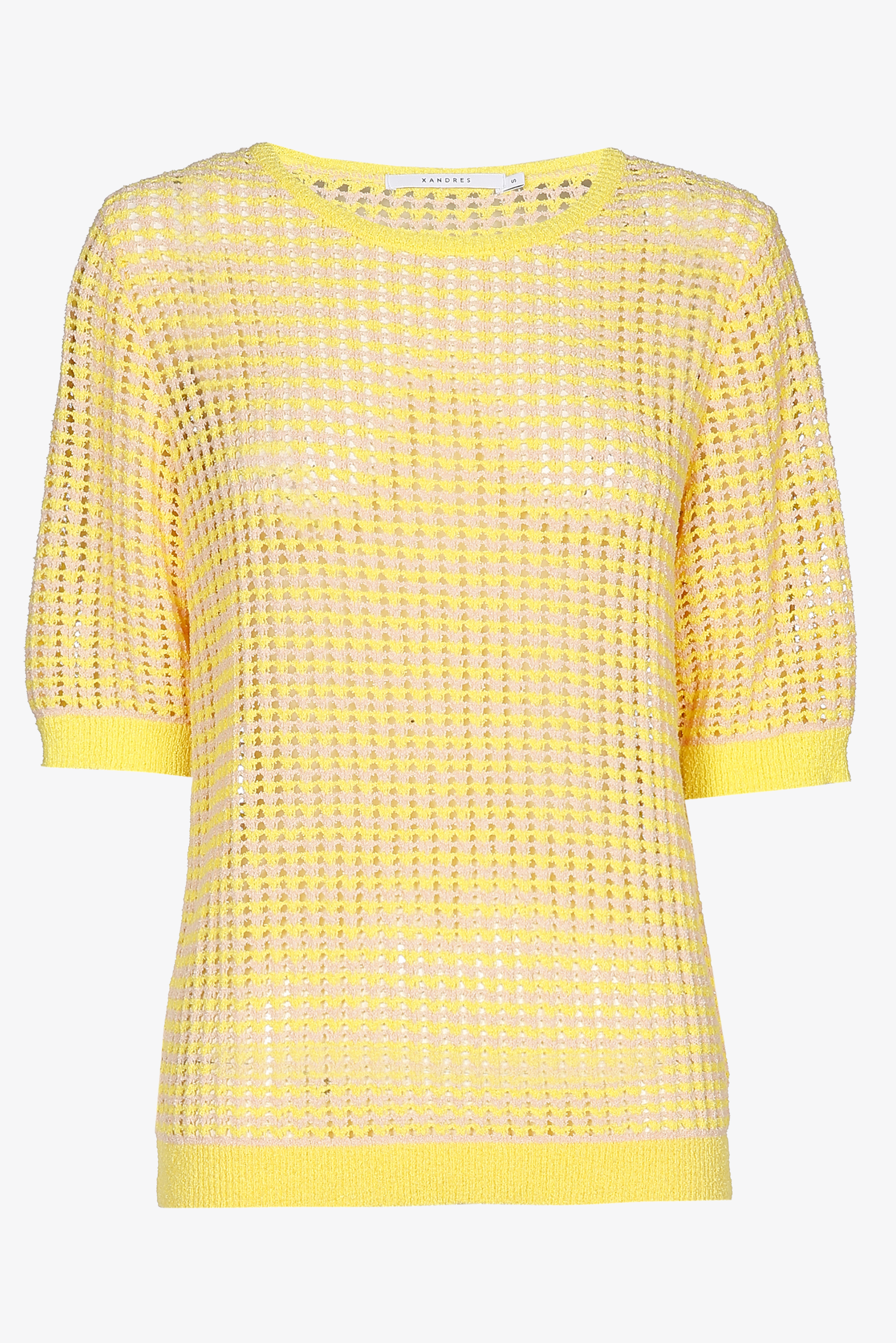 Ajour jumper in terrycloth