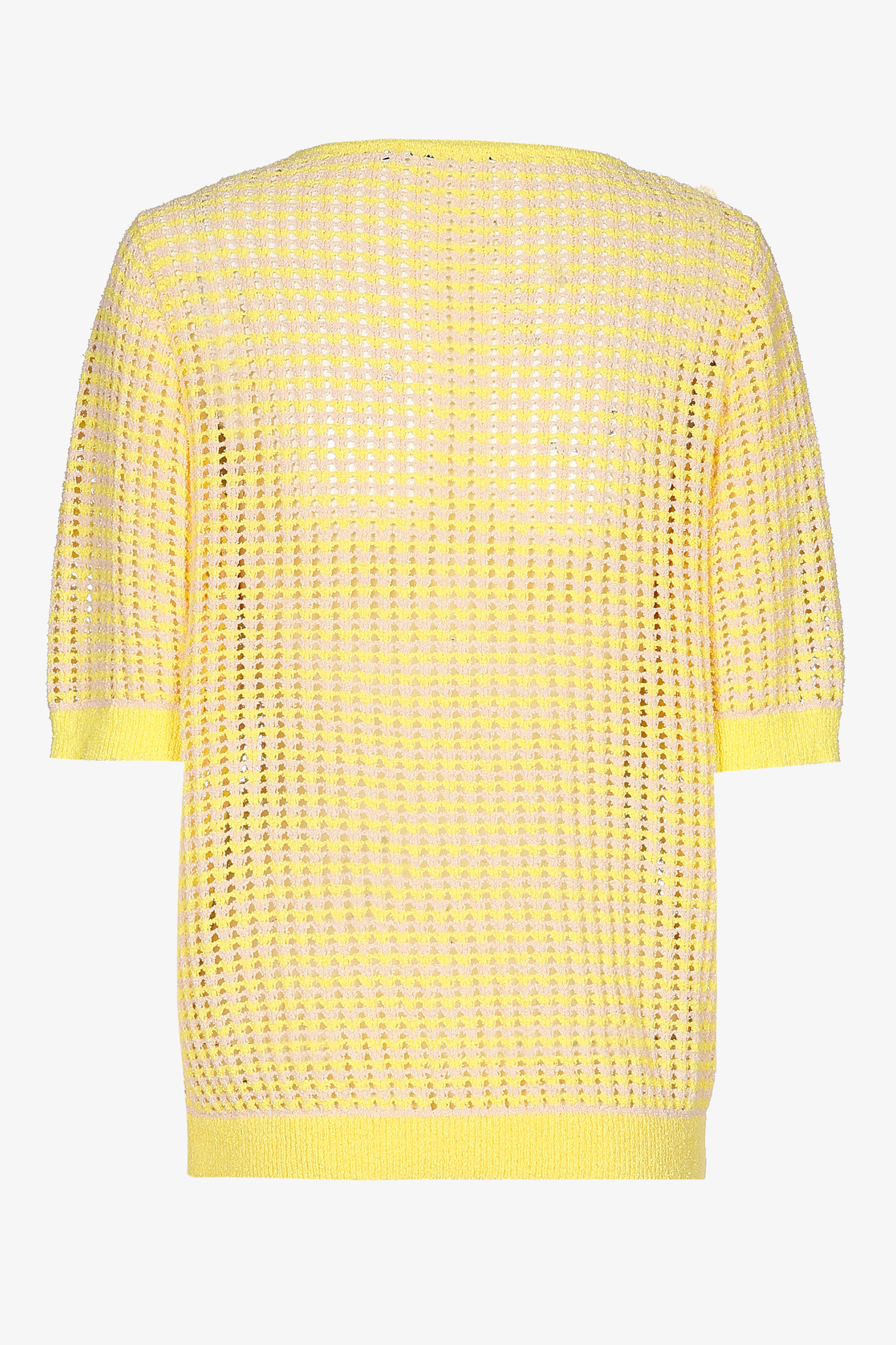 Ajour jumper in terrycloth