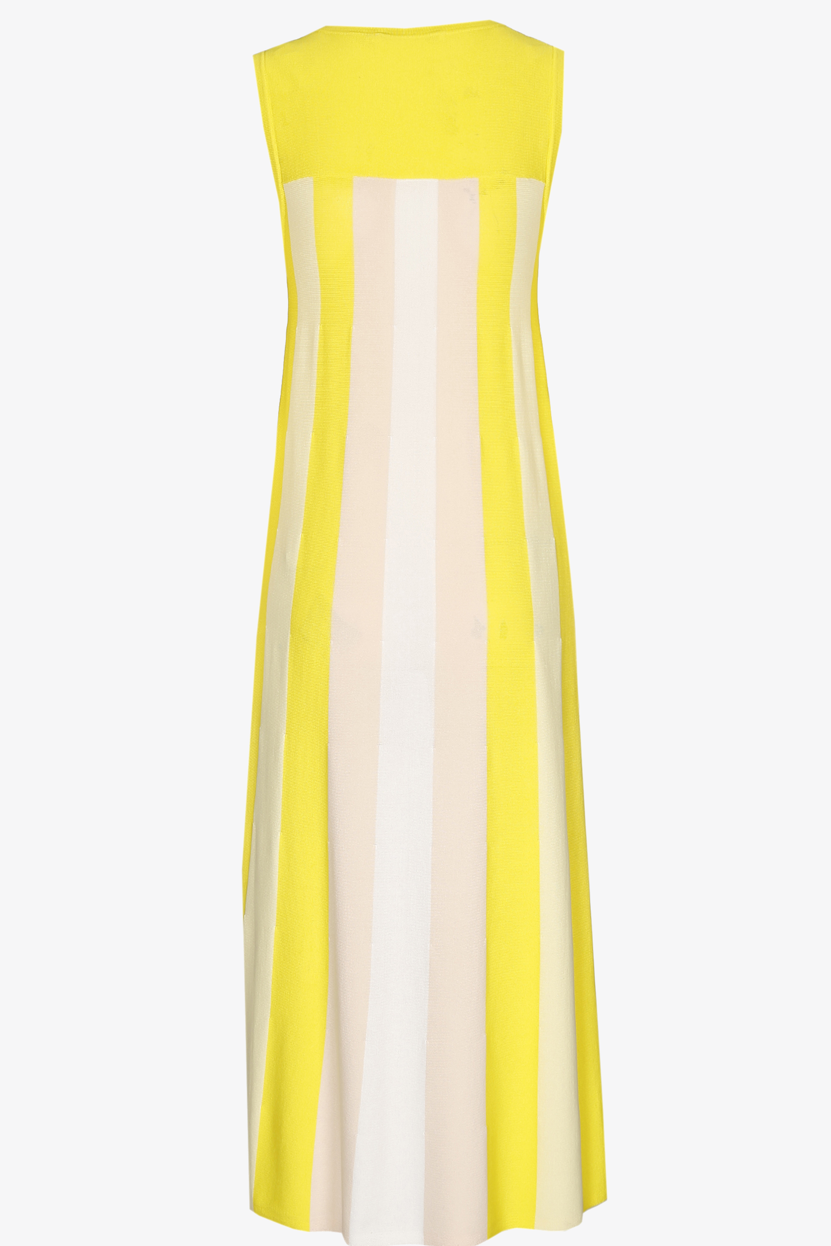 A-line dress with stripes